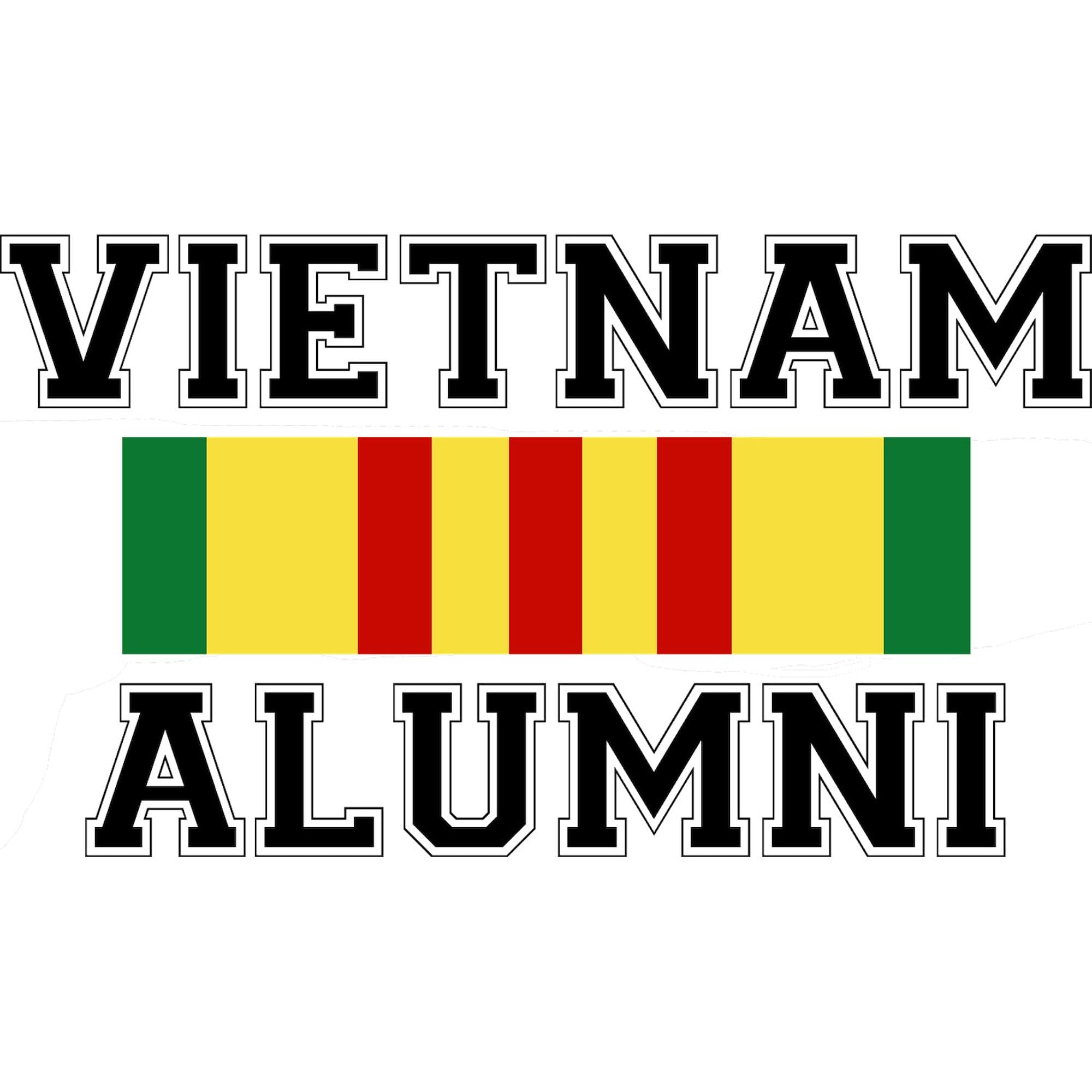 Vietnam Alumni Sticker - Square Bumper Car Decal for Vehicles, Laptops & Windows | CafePress