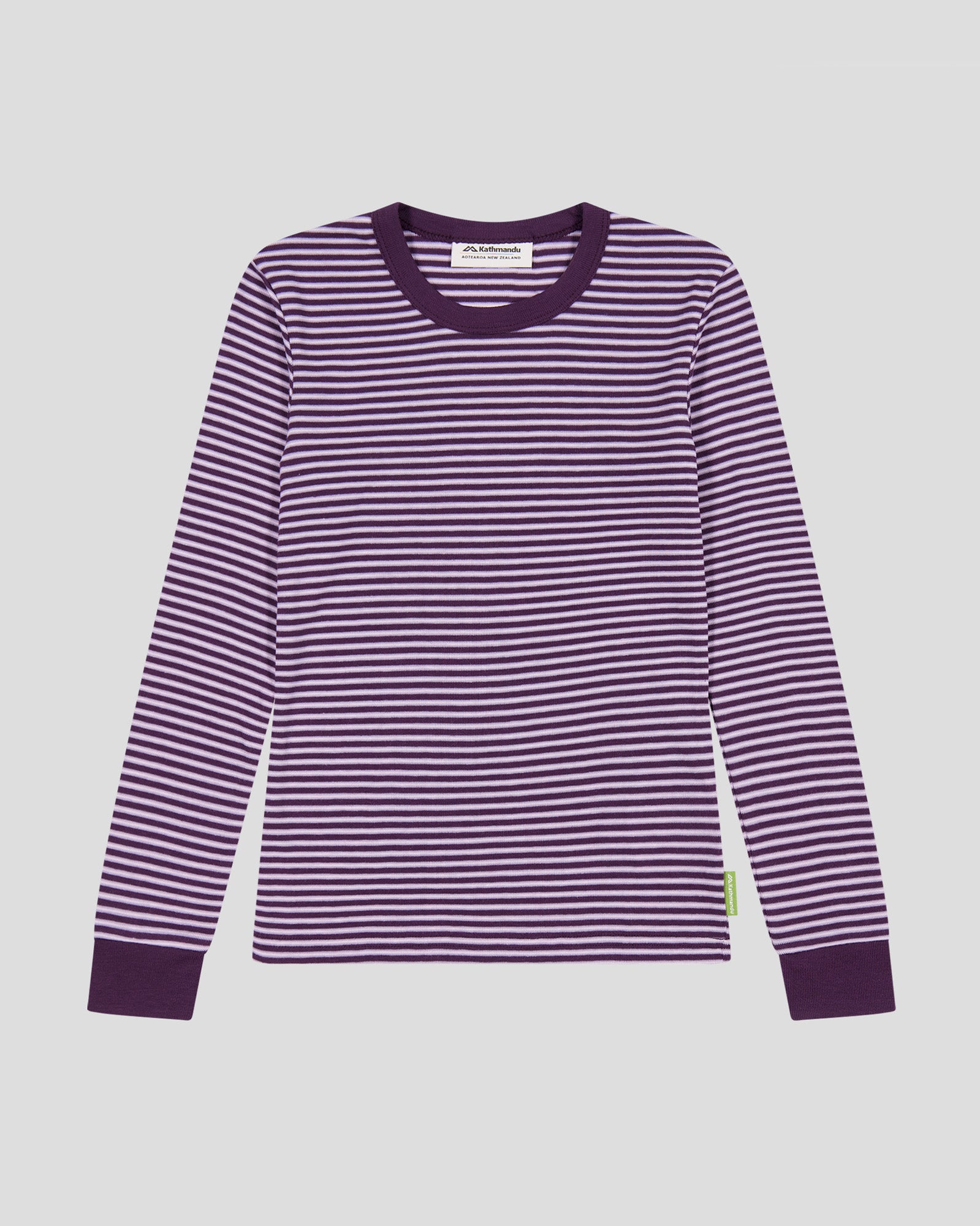 KMDCore Kids' Long Sleeve Top - Jam & Haze Striped Shirt for Boys & Girls | School, Playdates & Outdoor Activities