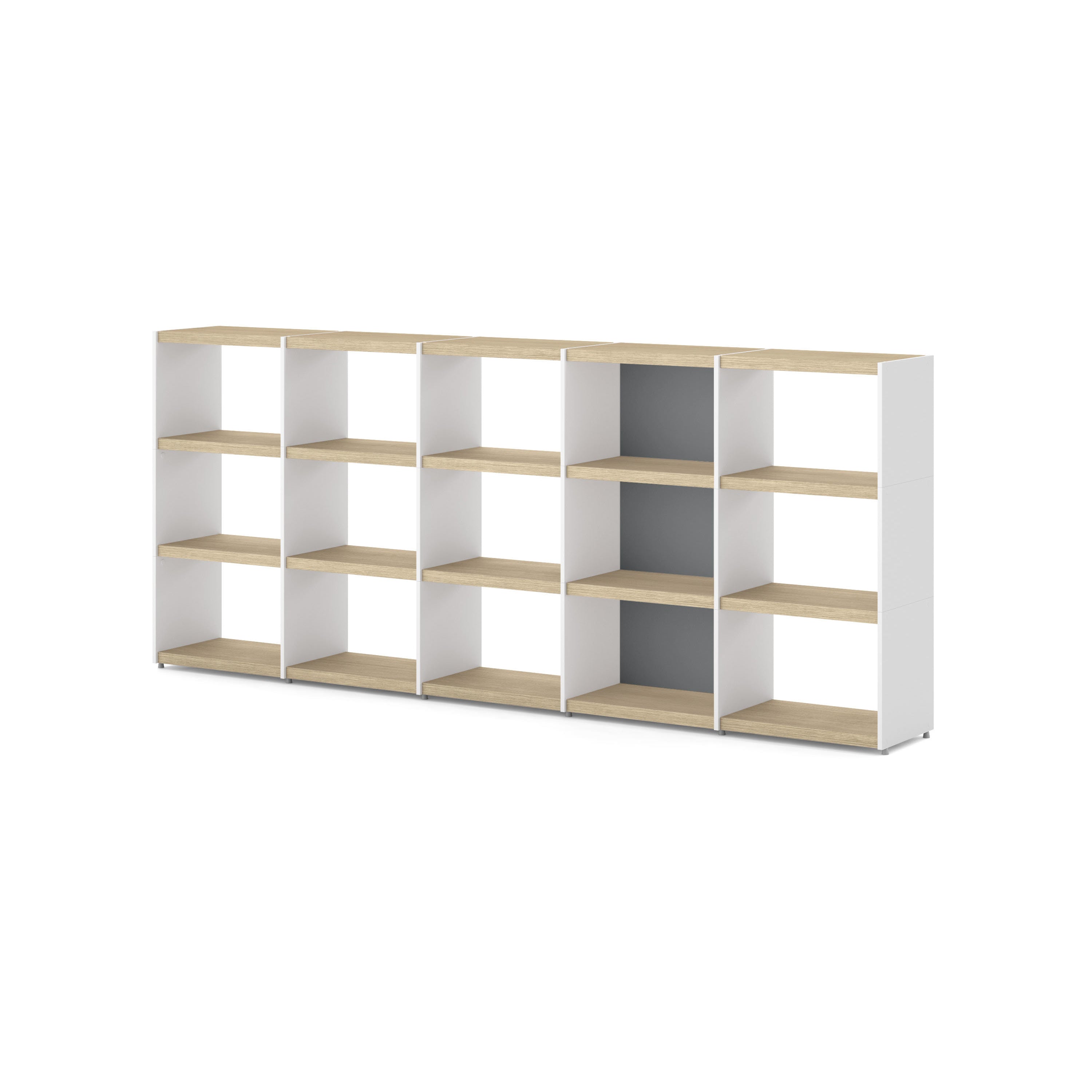 YOMO 5x3 Modular Bookshelf - Modern Adjustable Shelf for Home Office, Living Room & Bedroom Storage - Easy Assembly & Space-Saving Design