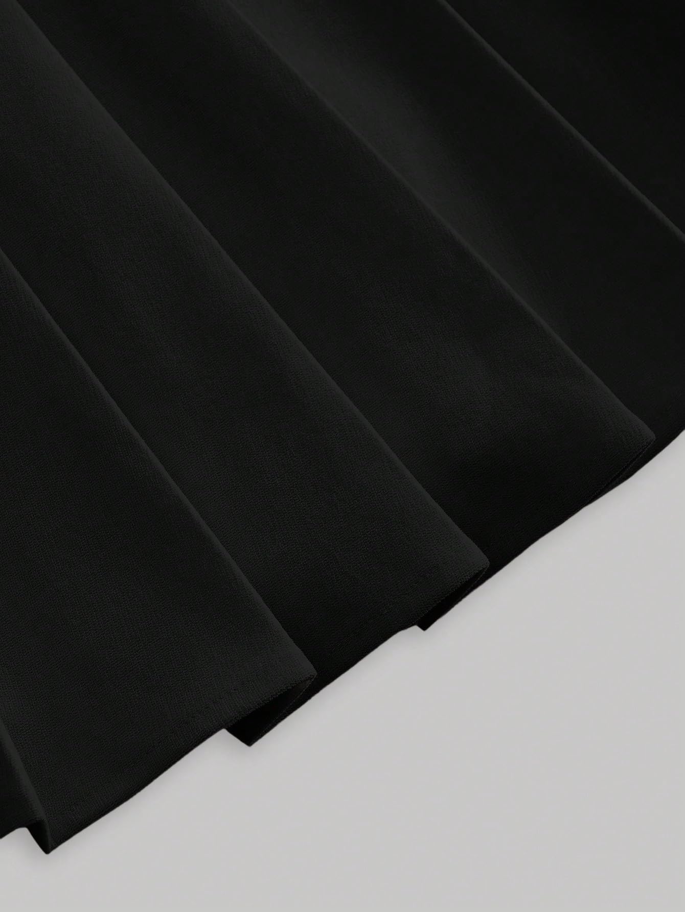 2024 Women's Summer Short Sleeve Double-Breasted Stand Collar Pressed-Pleated Dress - Perfect for Office, Cocktail Parties & Summer Weddings