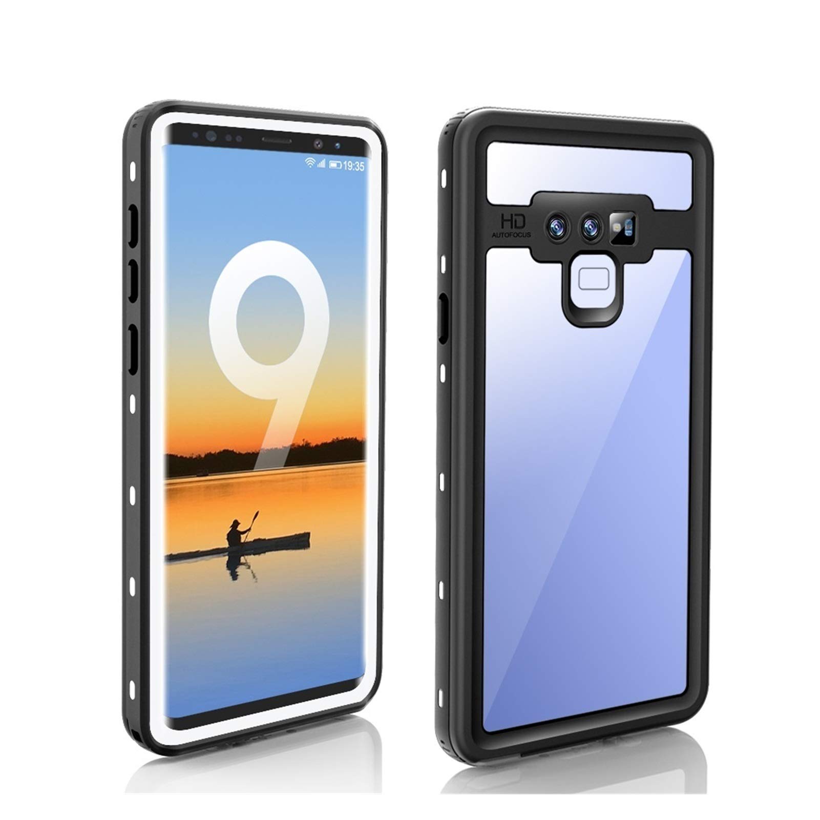 **IP68 Waterproof Phone Case for Samsung Galaxy S10 Plus/S10E/S9/S10 Plus/S9 - Shockproof Dustproof Protective Cover (White) - Perfect for Swimming, Outdoor Activities & Daily Use**