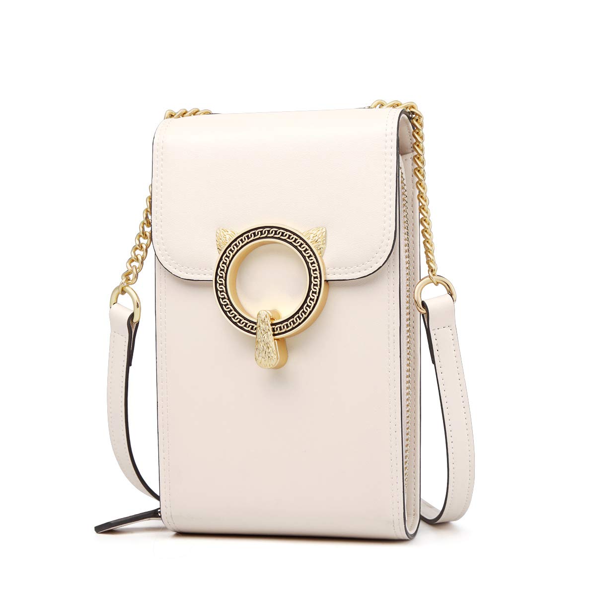 Genuine Leather Crossbody Phone Purse for Women - Cowhide Leather Crossbody Bag with Adjustable Strap - Perfect for Travel, Shopping & Everyday Use