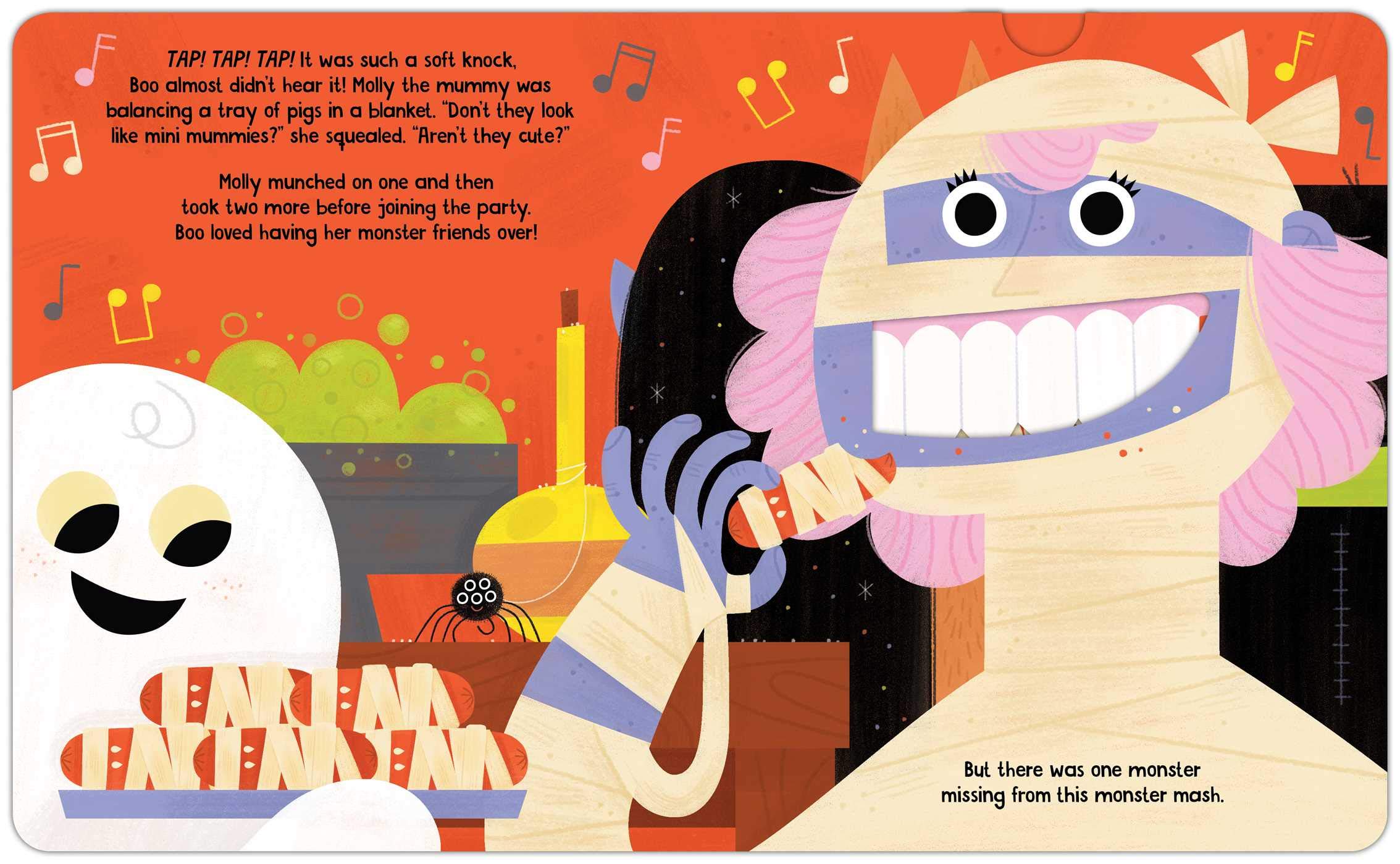 Monster Munch Crunchy Board Book for Toddlers - Interactive Children's Storybook for Early Learning & Bedtime Reading