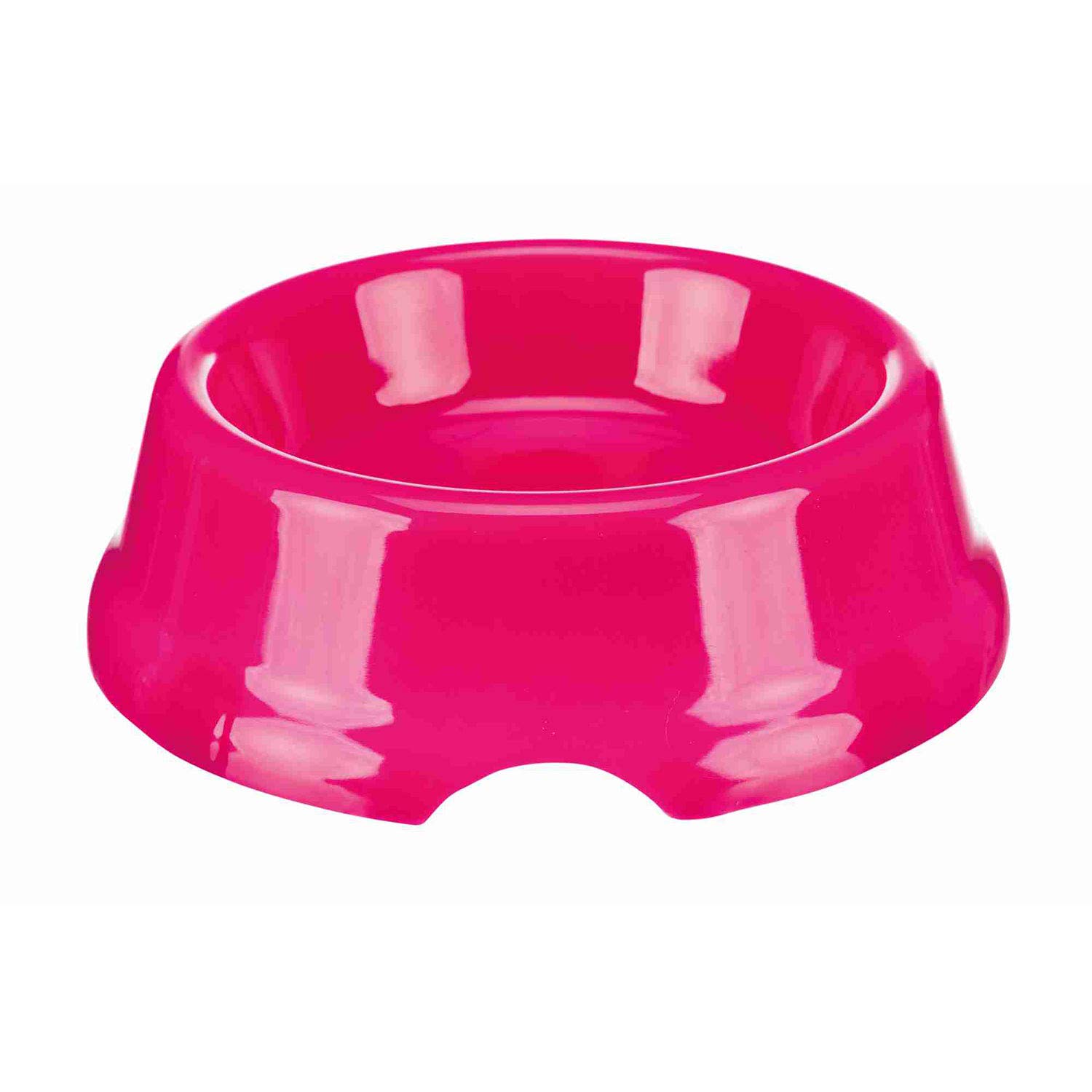 Trixie Small Plastic Dog Bowl - 0.25 Liter (10 cm Diameter) - Perfect for Puppies & Small Breeds - Indoor/Outdoor Pet Feeding Solution