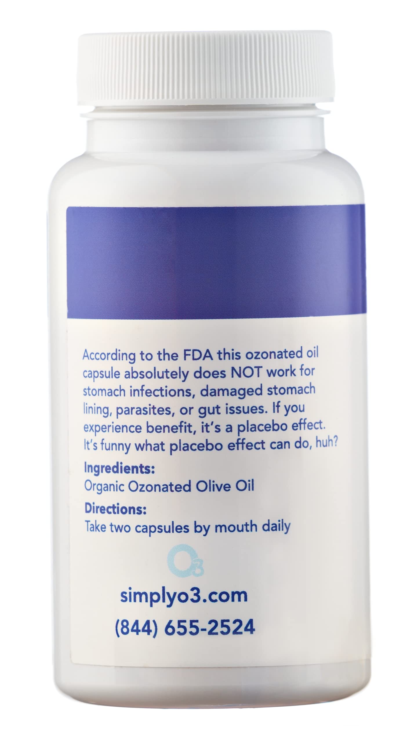 Pure Organic Ozonated Olive Oil Capsules 120 Count (2 Month Supply) - Immune Support & Skin Health Supplement for Daily Wellness