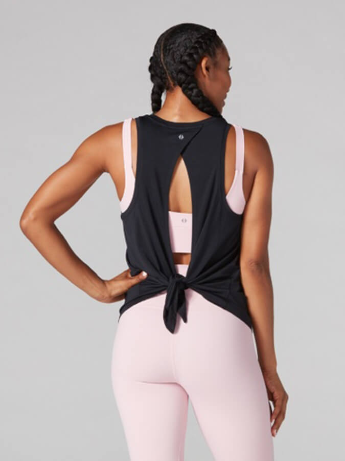 Tavi Tie Back Women's Tank Top - Sexy Sleeveless Stretch Cotton Cami for Women | Perfect for Summer, Beach, and Casual Outfits