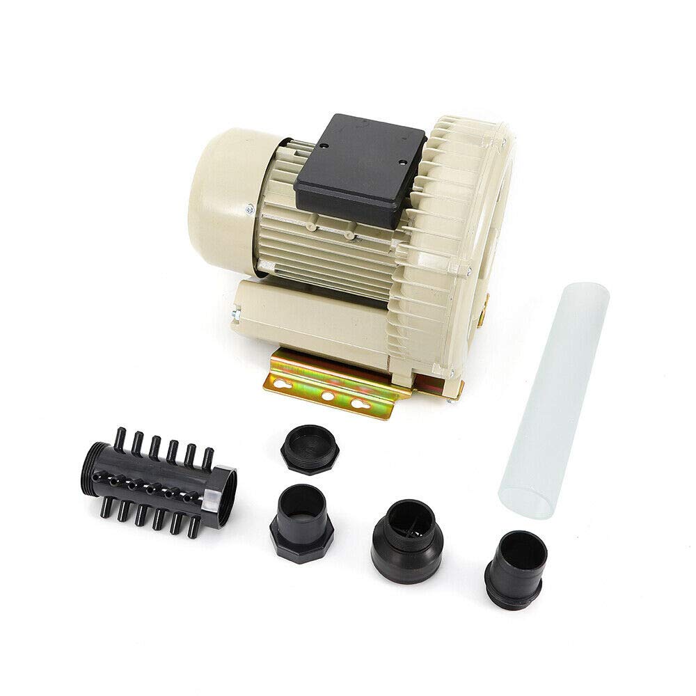 TFCFL Industrial Portable Fish Tank Air Pump 370W 60m³/h - Oxygen Blower for Aquaculture, Hydroponics, Aquariums & Outdoor Ponds | Perfect for Fish Farms, Home Aquariums and Garden Water Features