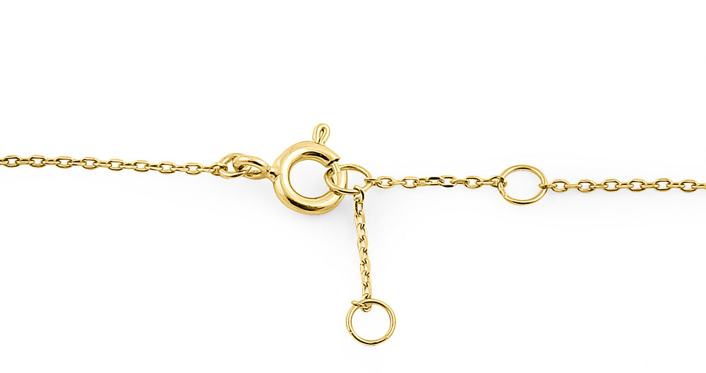 14K Yellow Gold Triple Round Cubic Zirconia CZ Bracelet for Women - Elegant Jewelry Gift for Birthday, Anniversary & Special Occasions