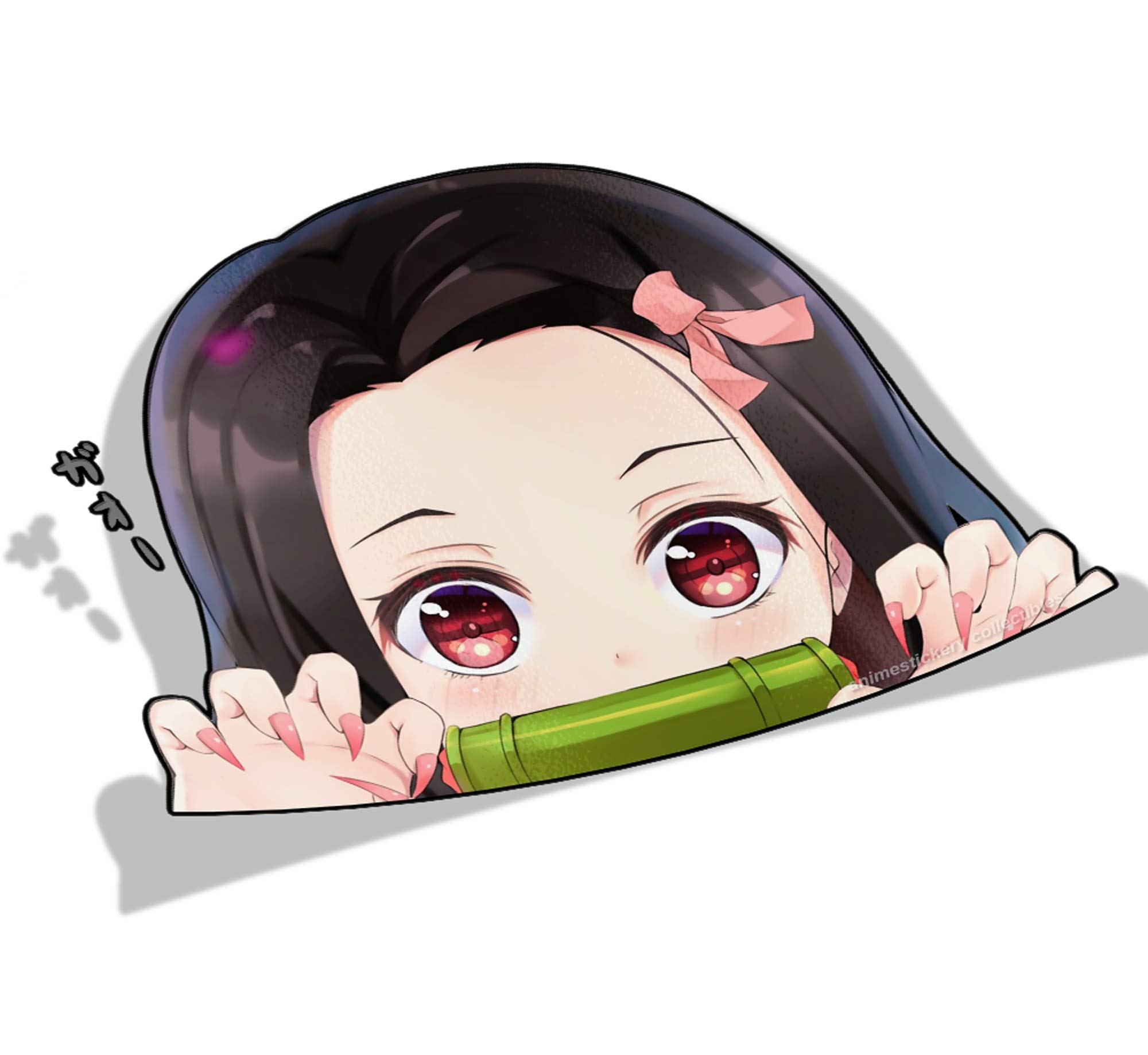 Anime Waifu PEEK Vinyl Stickers - 6.1