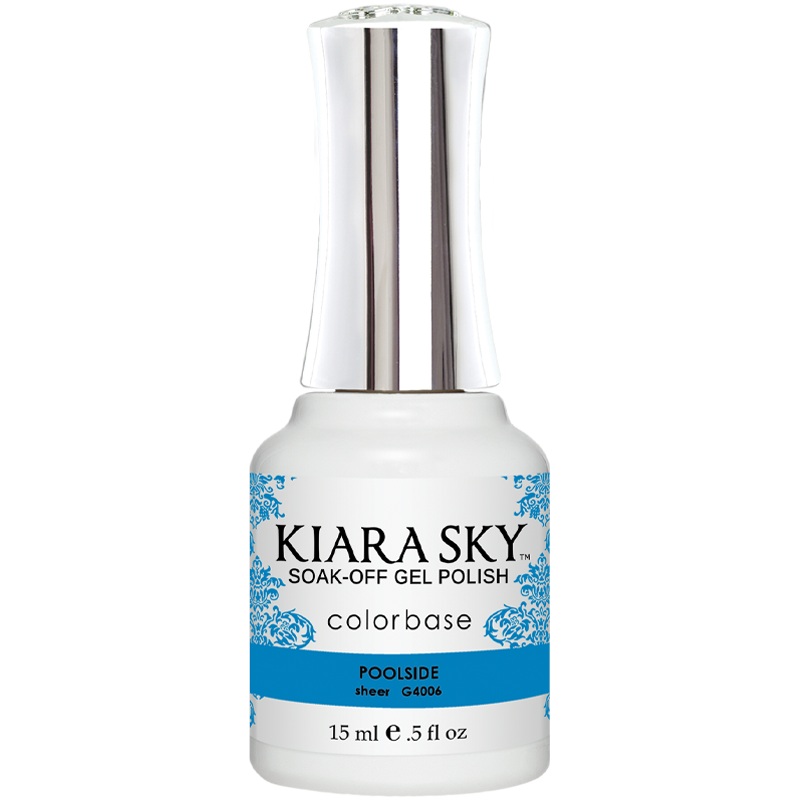 Gel Polish G4006 Poolside - Long-Lasting UV/LED Nail Polish for Salon-Quality Manicures - Perfect for Summer, Vacations & Beach Getaways