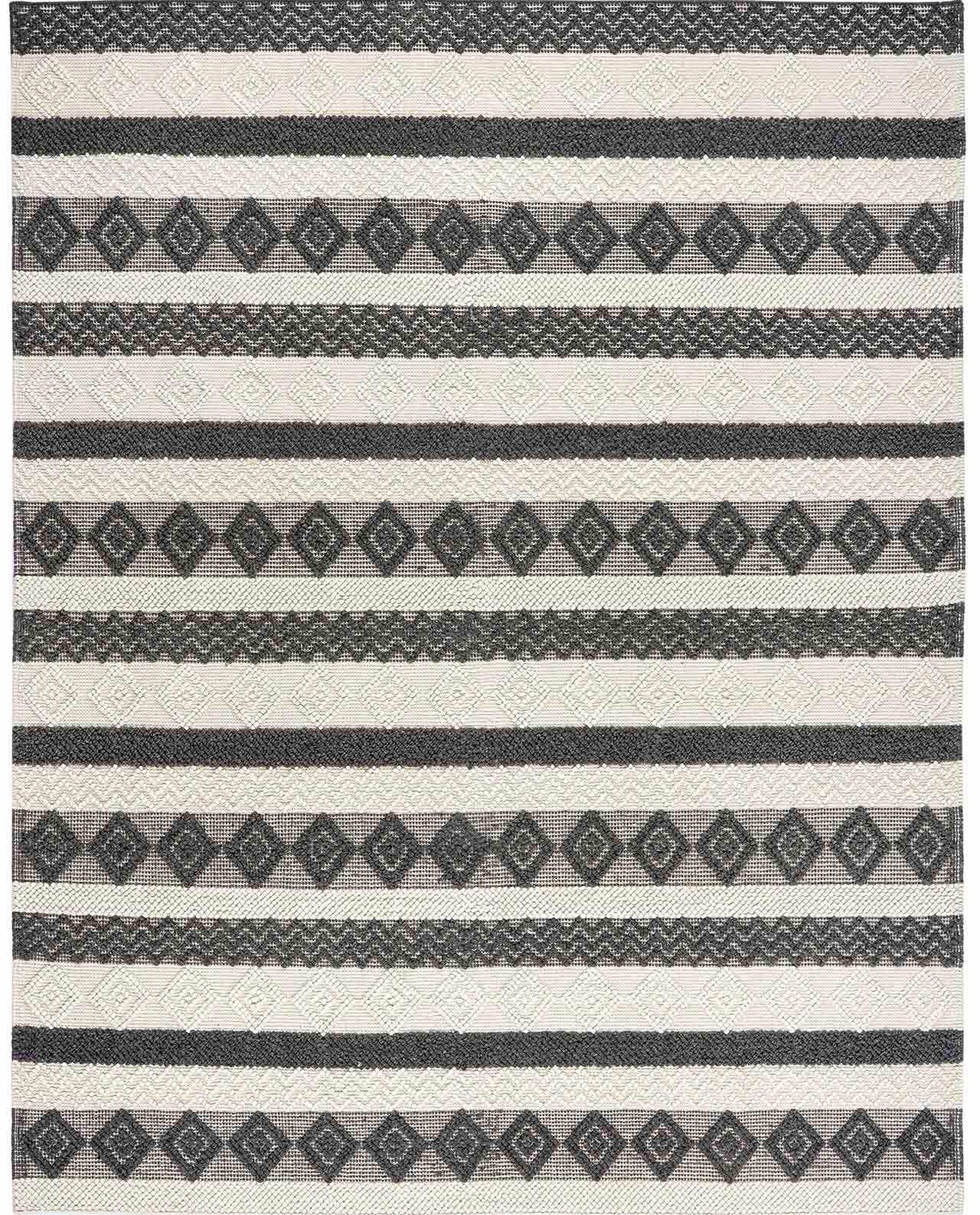 Hand Woven Wool Area Rug 5' x 7'6