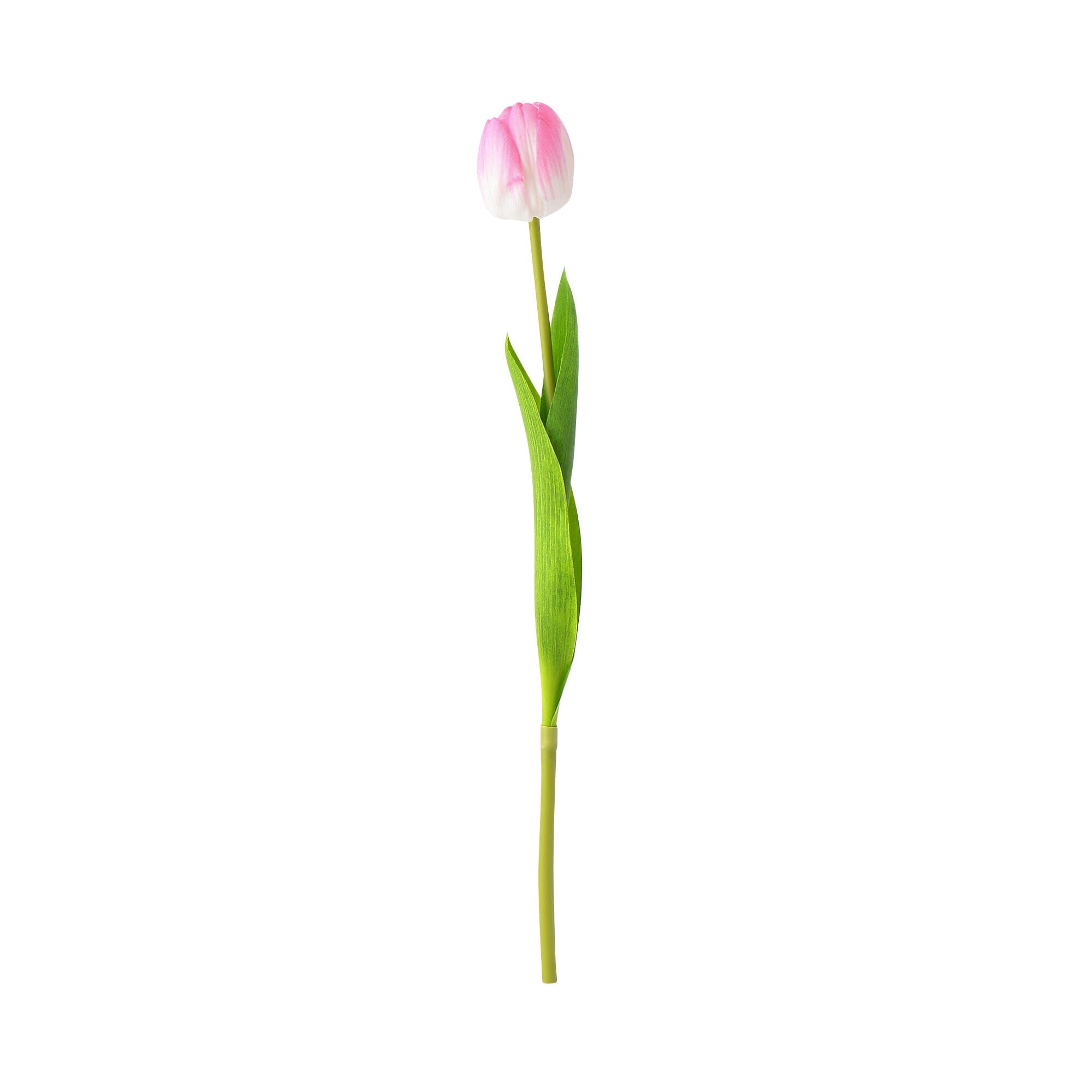 Artflower Real Touch Tulip Artificial Flowers - Light Pink Silk Tulips for Home Decor, Wedding Centerpieces, and Floral Arrangements