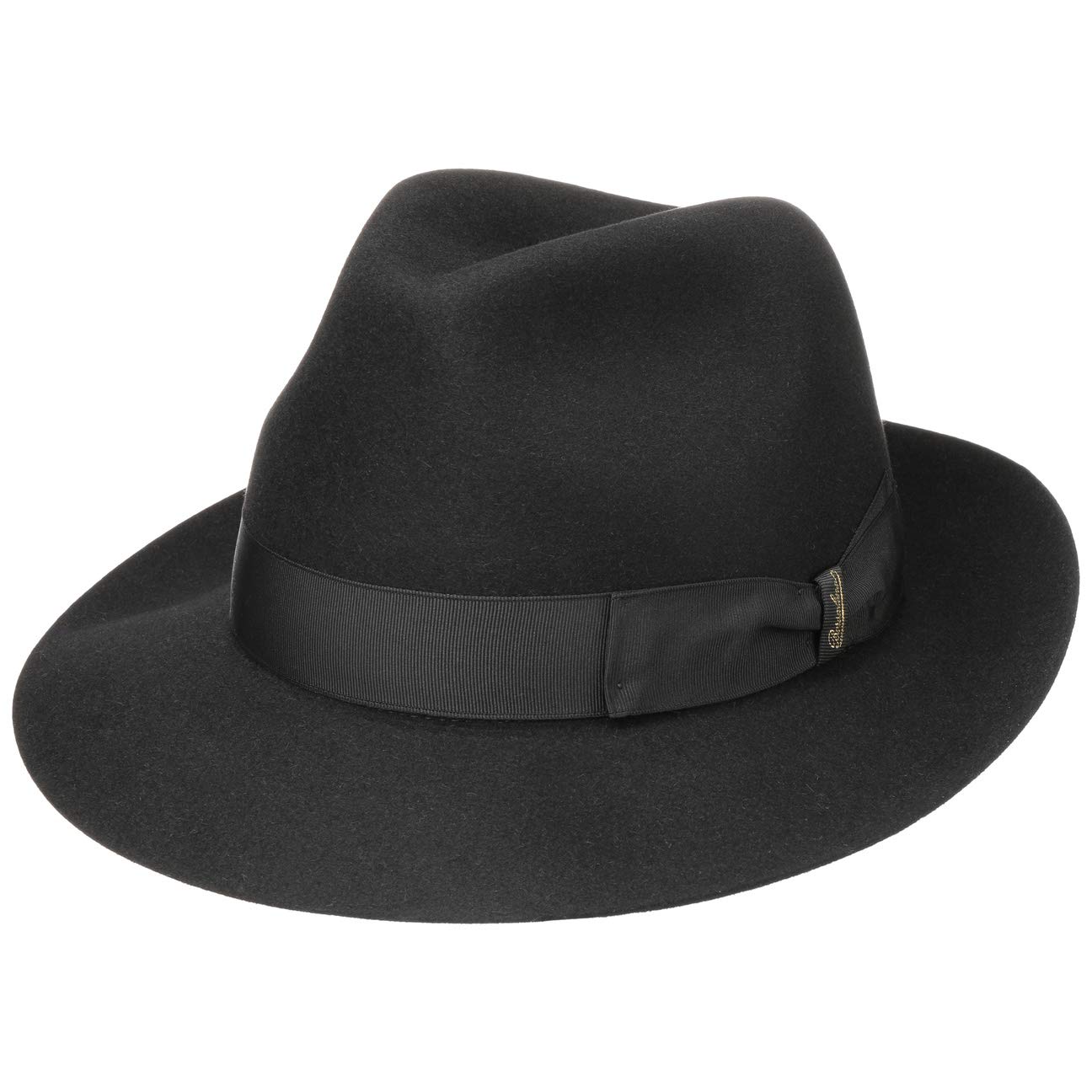 Bellagio Fur Felt Hat for Women & Men - Classic Fedora Style Wide Brim Sun Hat - Fashionable & Durable for Outdoor, Travel, and Special Occasions