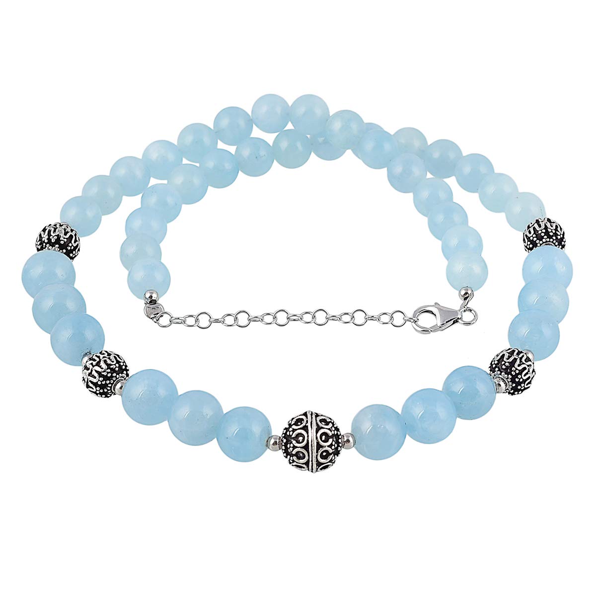 Natural Blue Gemstone Necklace - Elegant Jewelry Gift for Women & Men - Perfect for Birthday, Anniversary, Christmas & Halloween Parties - Ideal for Date Nights, Weddings & Special Occasions