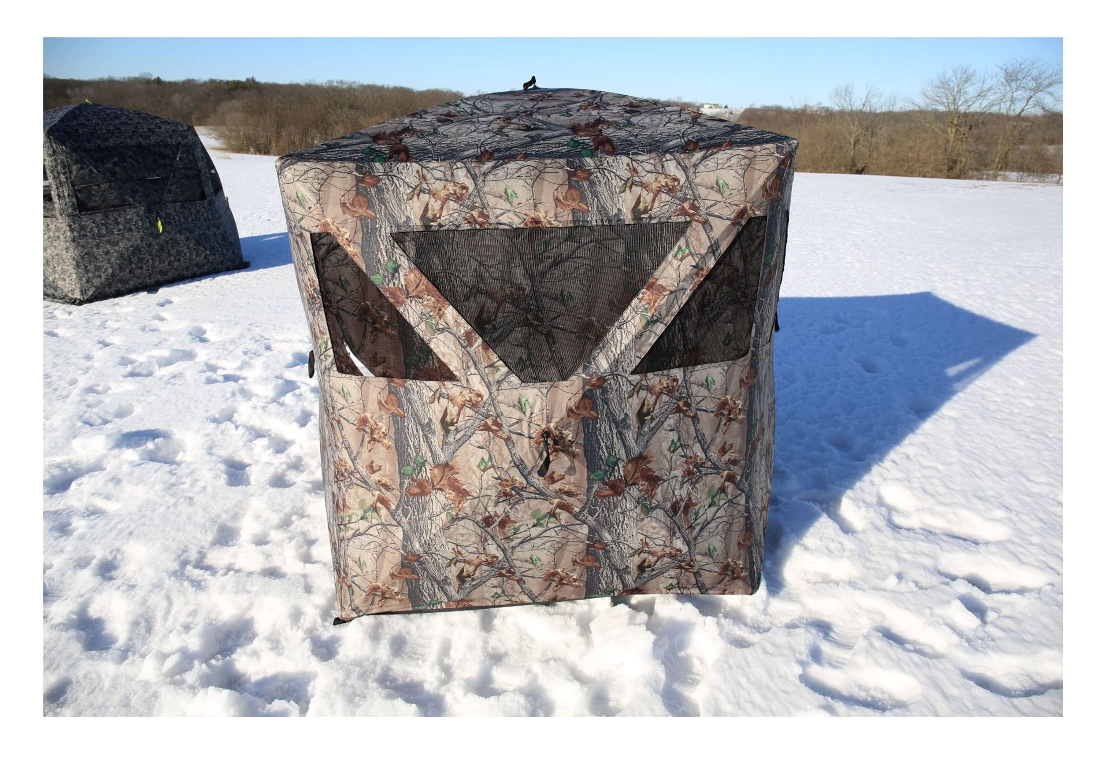 MUDDY MUDDYMuddy Ground Blind 250 - Premium Hunting Blind for Deer & Turkey - Durable Camouflage Concealment for Outdoor Hunting & Wildlife Observation