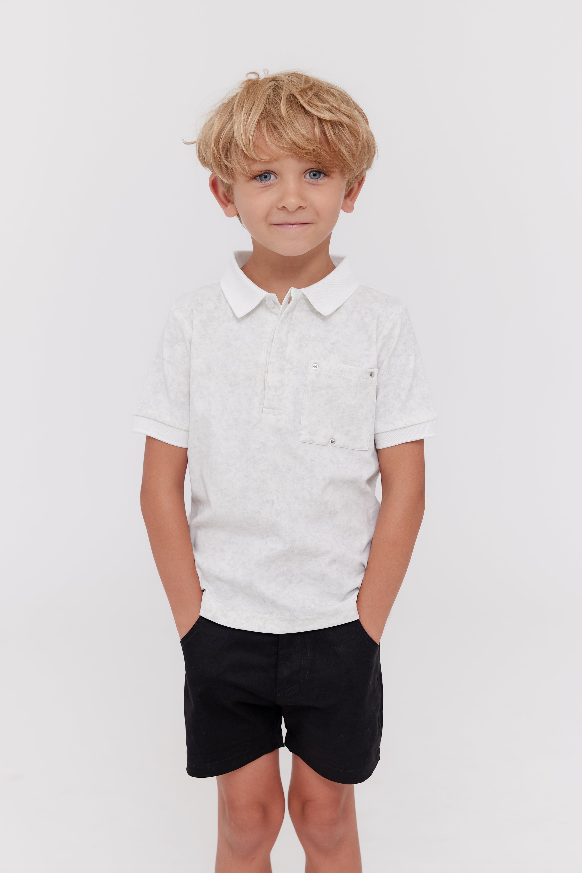 Crew Basics Men's White Pocket Polo Shirt - Classic Casual Button Down Shirt for Work & Everyday Wear | Office, Business Casual, Weekend Outfits