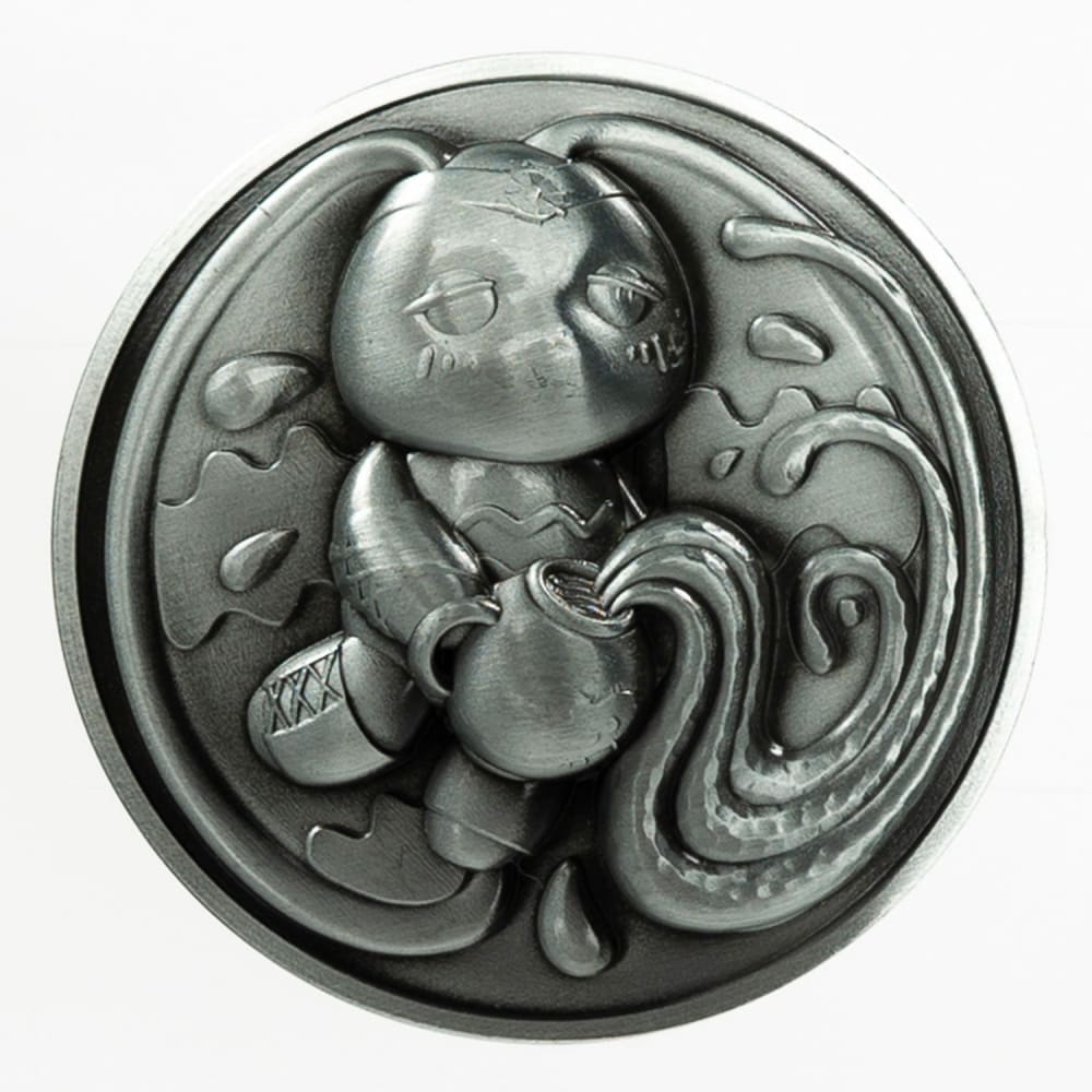 Plushie Dreadfuls Collectible Zodiac Rabbit Coin - Cute Animal-Themed Coin for Collectors, Gifts & Home Decor | Perfect for Chinese New Year, Birthday Presents & Coin Collections