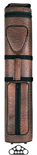 Premium Action Vinyl Pool Cue Case - Holds 3 Butts & 5 Shafts | Durable Billiard Accessory for Tournament & Home Use
