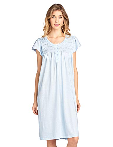 Blue Smocked