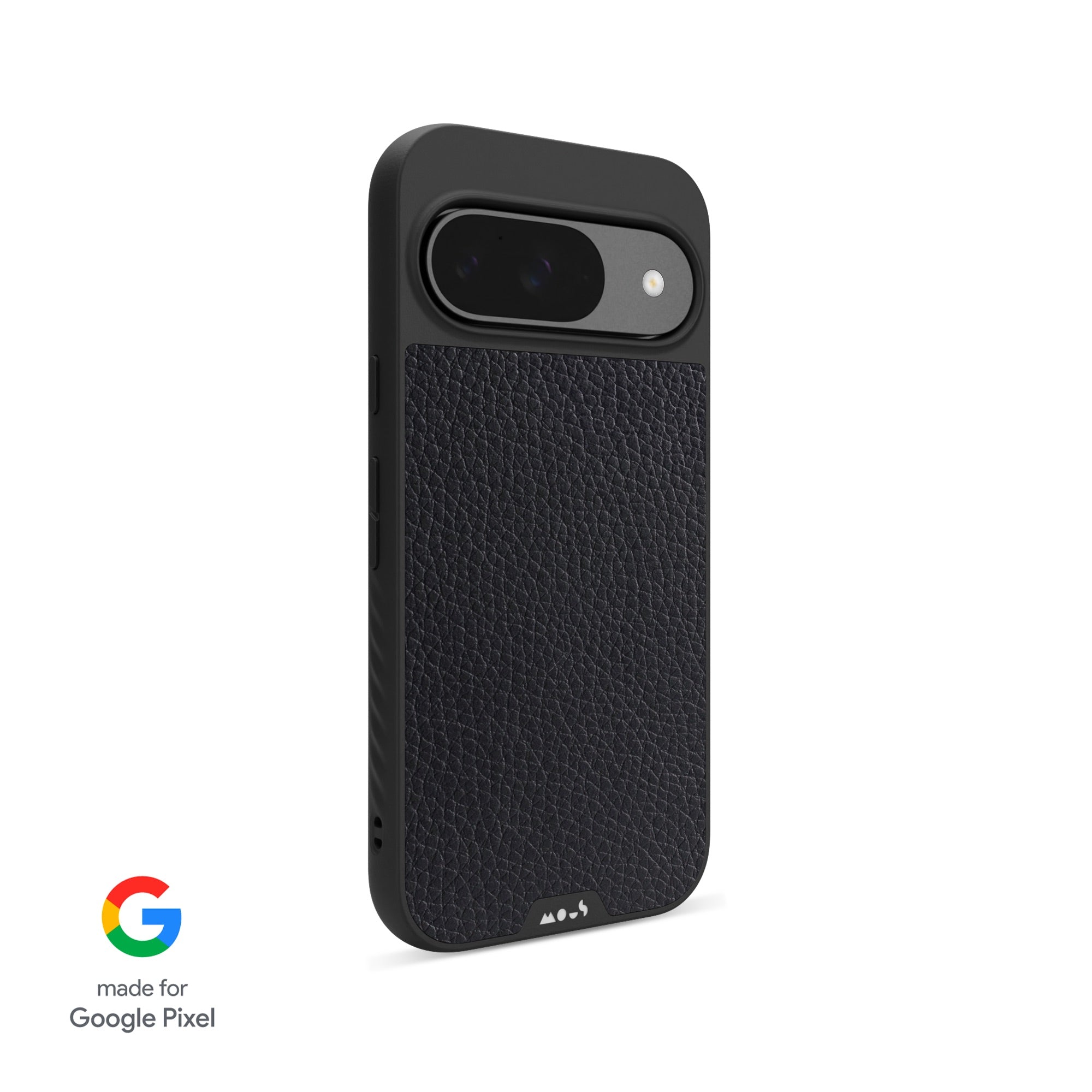 MagSafe® Compatible Black Leather iPhone Case for iPhone 12/13/14 Pro Max - Premium Slim Protective Cover with Strong Magnetic Alignment - Perfect for Work, Travel & Everyday Use