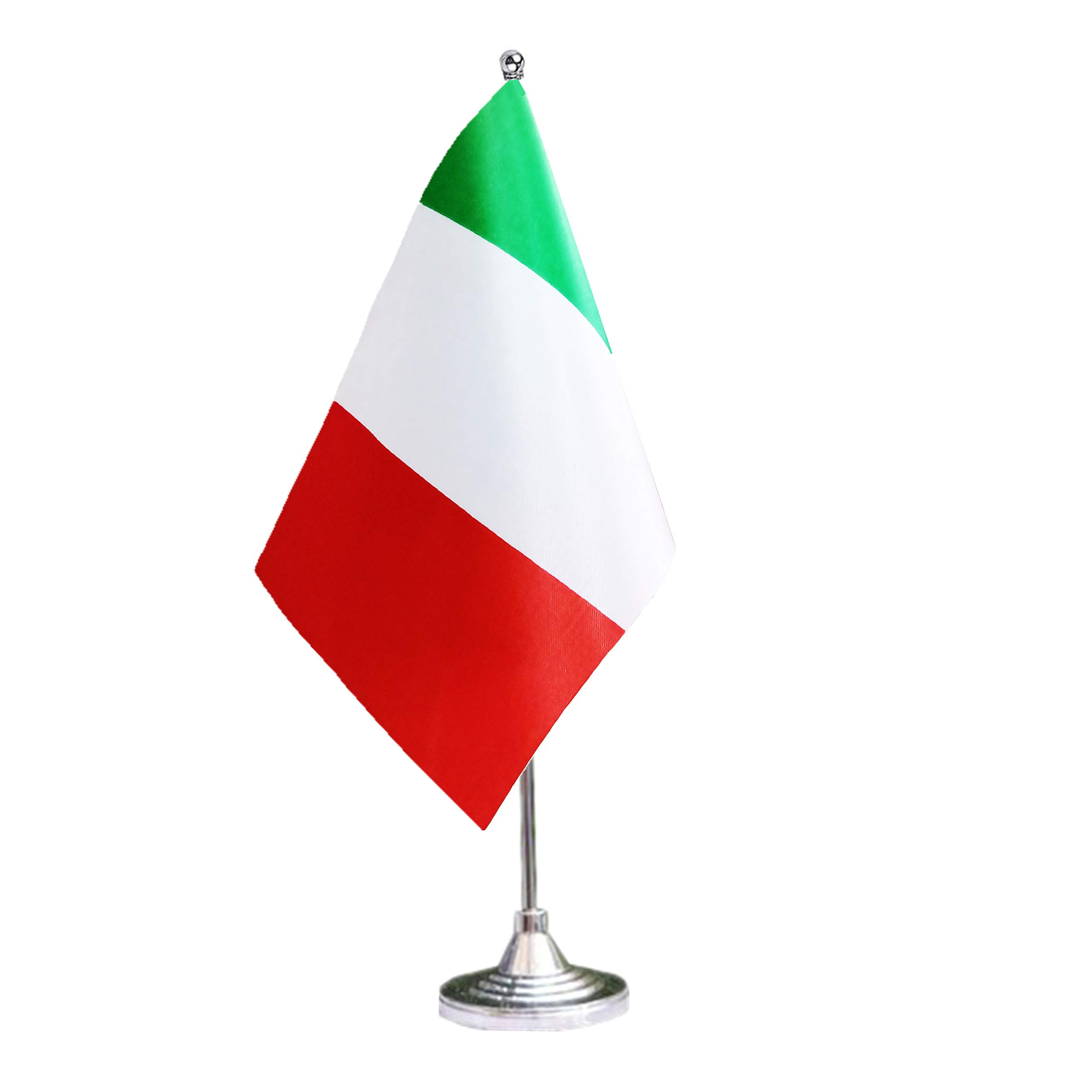 Mini Italian Desk Flag - Small Italy Office Flag for Home, Garden & Office Decor - Perfect for Festivals, Events & Celebrations - Ideal for Home & Office Decoration Scenes