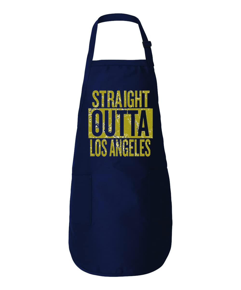 Wild Bobby Straight Outta Fan Fantasy Football Apron for Men - Sports Graphic Design with Pockets - Perfect for Game Day BBQs, Tailgating & Sports-Themed Parties