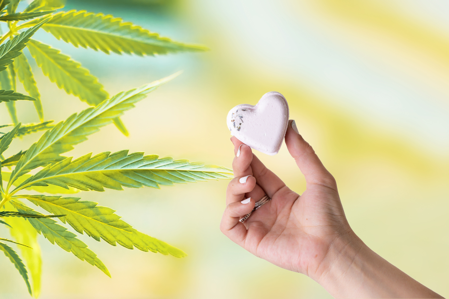 5 Heart-Shaped CBD Shower Steamers & Fizzies - THC Free, Gift Box Included & Personalizable | Aromatherapy for Relaxation & Stress Relief