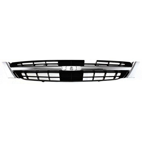 1997-1999 Nissan Maxima GLE/GXE/SE Front Grille Assembly - Chrome with Black Insert - Perfect for Restoration & Custom Upgrades