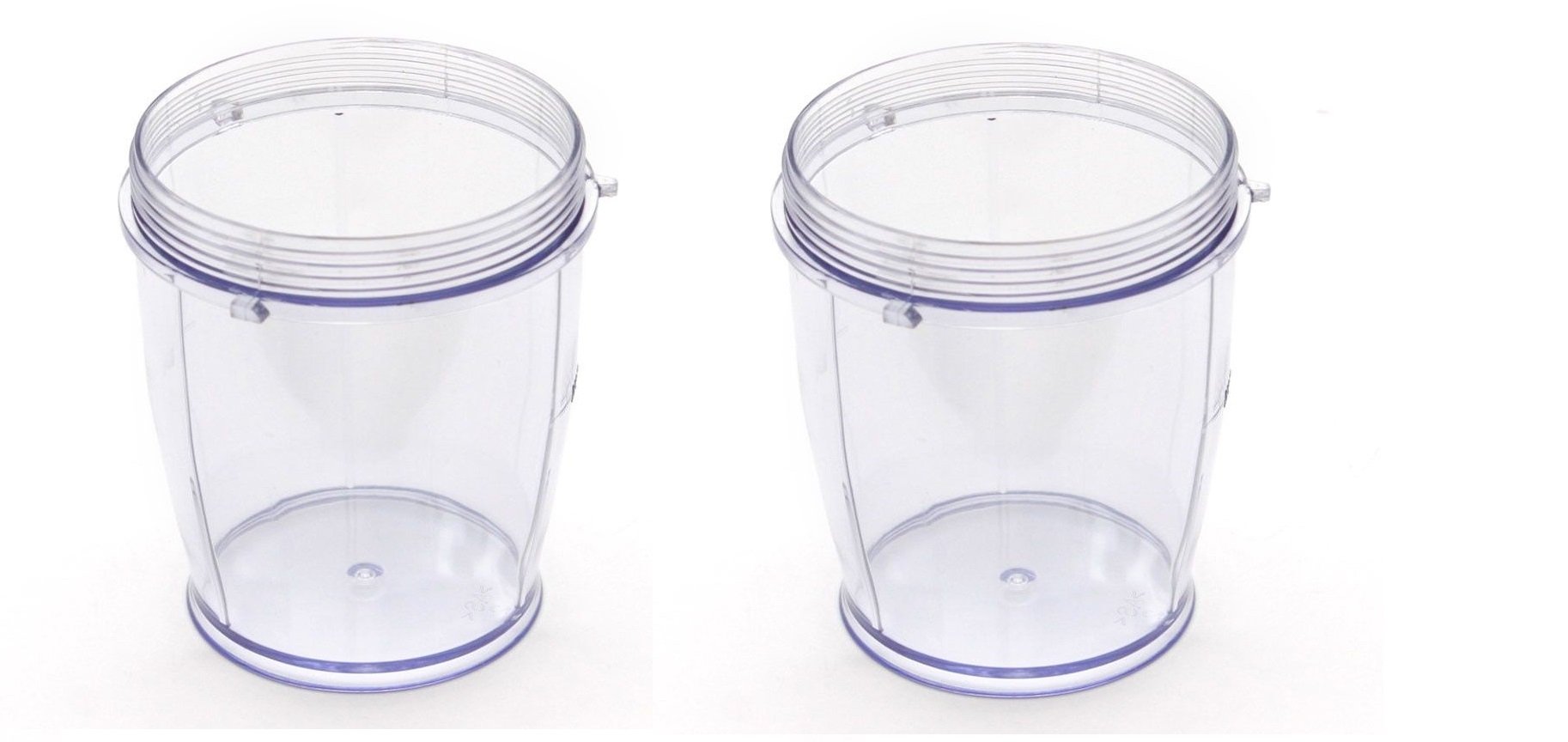BELLA Personal Size Rocket Blender Replacement Parts - 2 Short Cups for Smoothies, Shakes & Travel | Compatible with BELLA Blenders | Durable & BPA-Free
