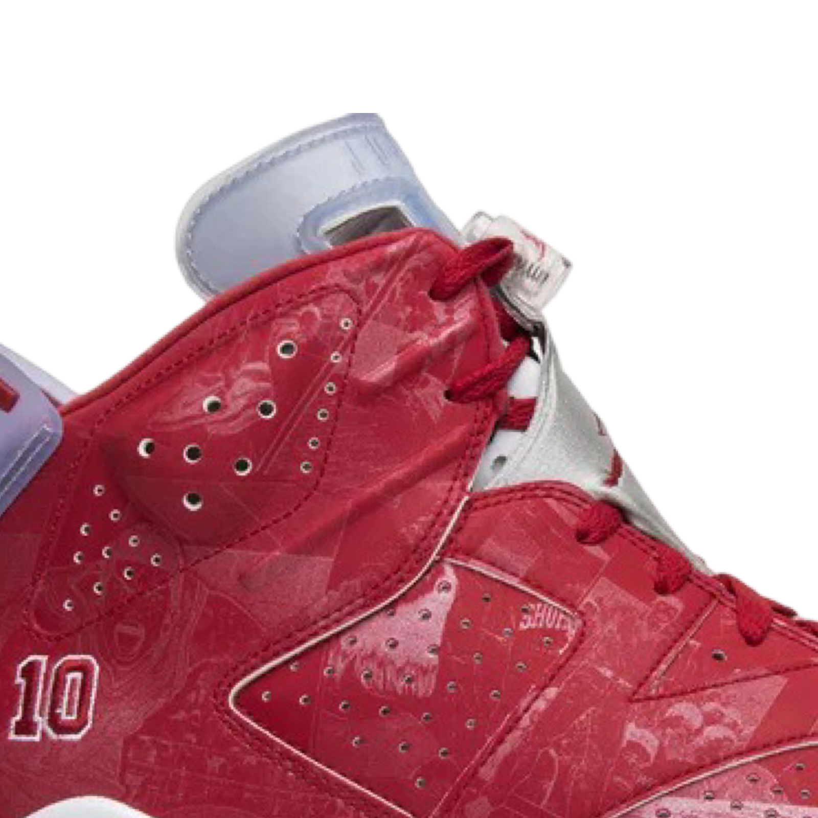 Air Jordan 6 Retro Basketball Shoes - Varsity Red & White Colorway - Perfect for Streetwear & Court Performance