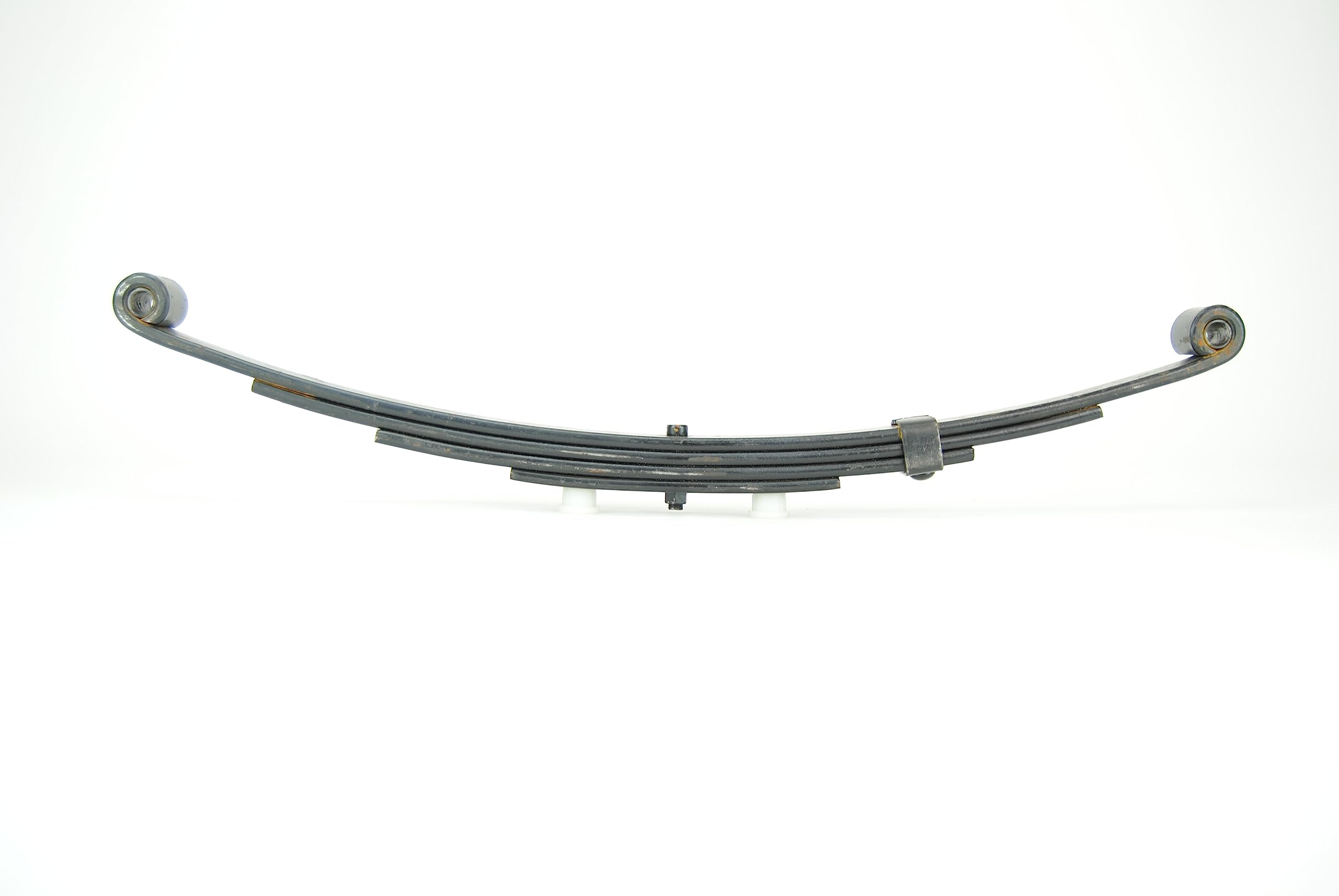 Heavy Duty 27-Inch Double Eye 4 Leaf Trailer Spring - 1750 lbs Capacity - Perfect for Utility Trailers, Boat Trailers & Off-Road Applications
