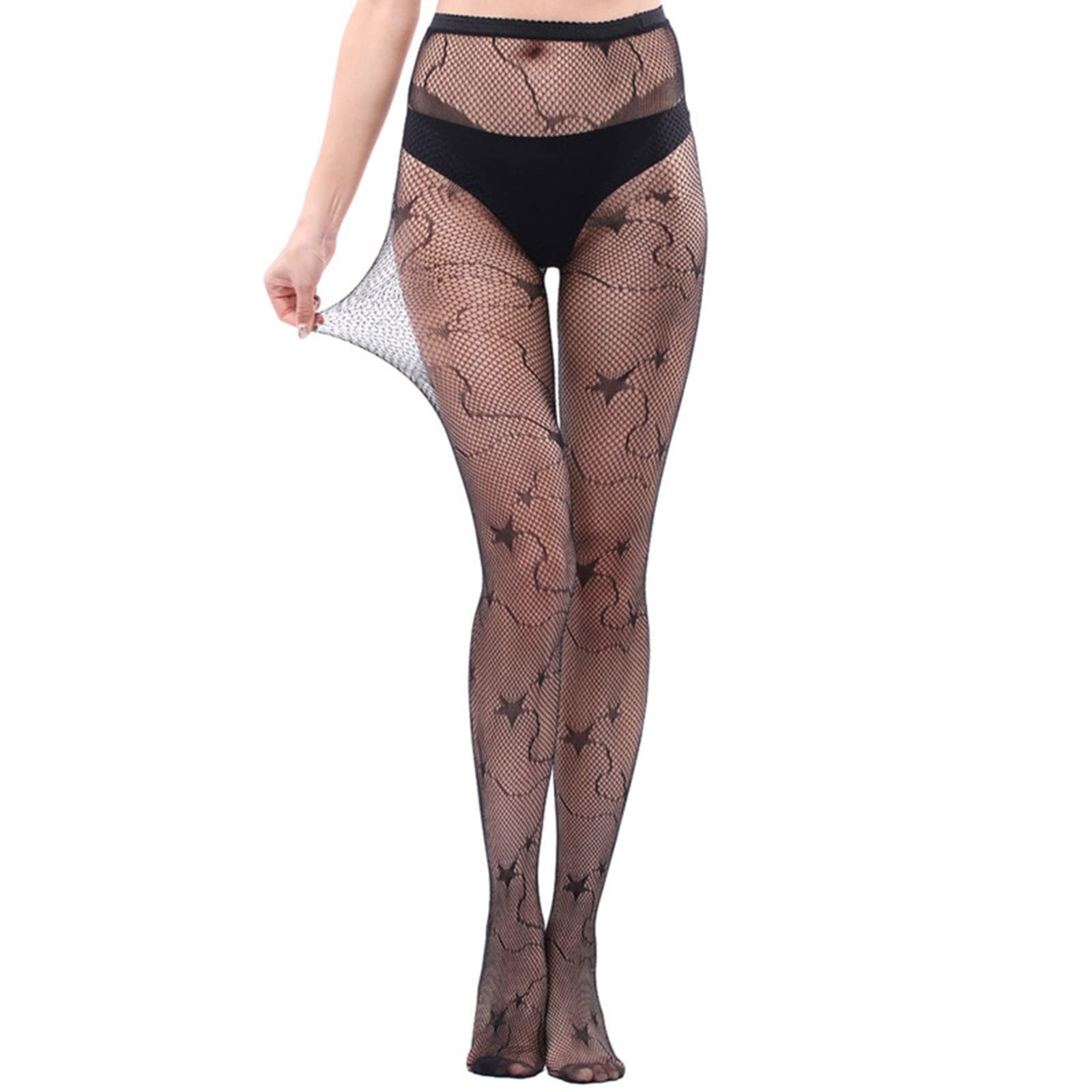 Sexy Women's Suspender Socks & Silk Stockings - Floral Fishnet Tights for Lingerie, Cosplay & Romantic Nights