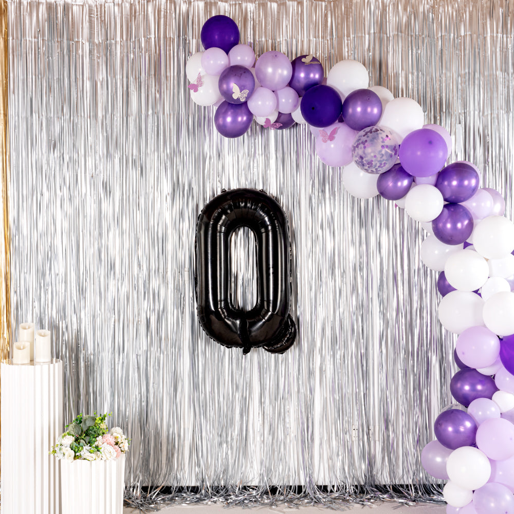 Balloonify Black Mylar Letter Q Balloon - 40 Inch Large Foil Alphabet Balloon for Birthday Party Decorations, Baby Showers & Graduation Celebrations - 1 Count Box