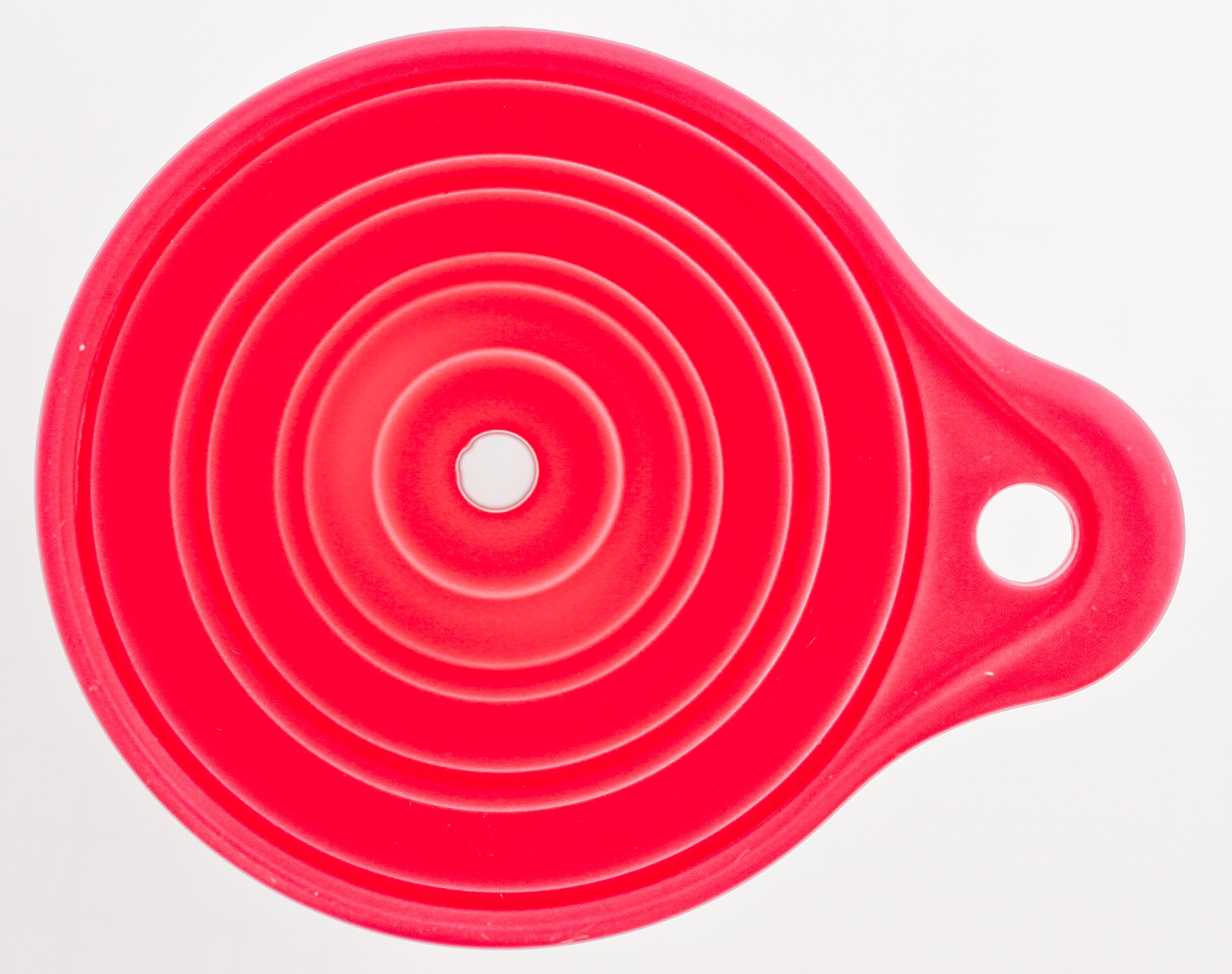 Zoie + Chloe Space Saving Silicone Foldable Collapsible Kitchen Funnel for Cooking, Baking, and Liquid Transfer - Perfect for Small Kitchens, Camping & RV Use