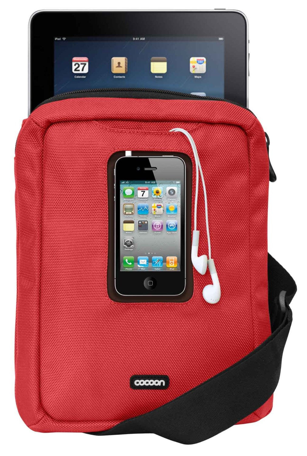 Grid IT Gramercy Messenger Sling Bag for Apple iPad & 10-Inch Tablets - Perfect for Commuting, Travel & Everyday Carry