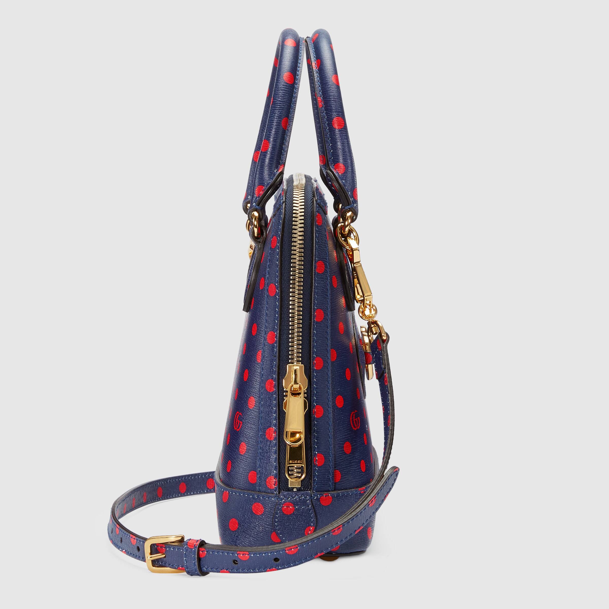 Gucci 1955 Horsebit Small Top Handle Bag Blue Leather Crossbody Purse for Women | Luxury Designer Handbag for Work, Travel & Evening Out