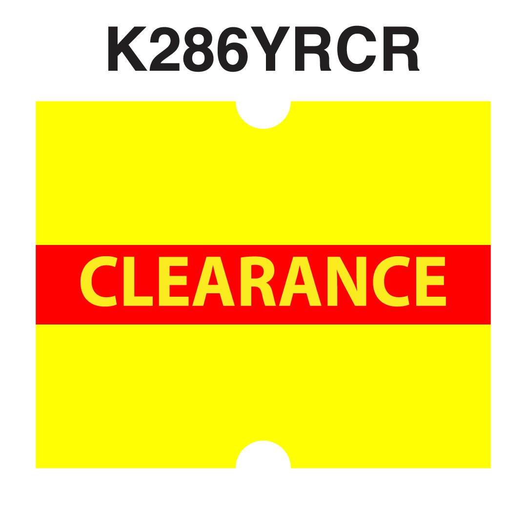 Clearance Removable Adhesive Labels 16-Pack for TowaGL/SpeedyMark4 - Free Ink Roll Included