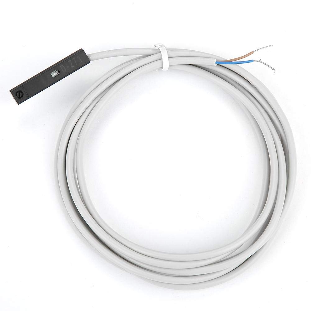 2PCS Magnetic Air Pneumatic Cylinder Switch Sensor - Electronic Inductive Proximity Approach Sensor Switch for CY3B, CXS, MLGP, CY1R | Industrial Automation & CNC Machinery Applications