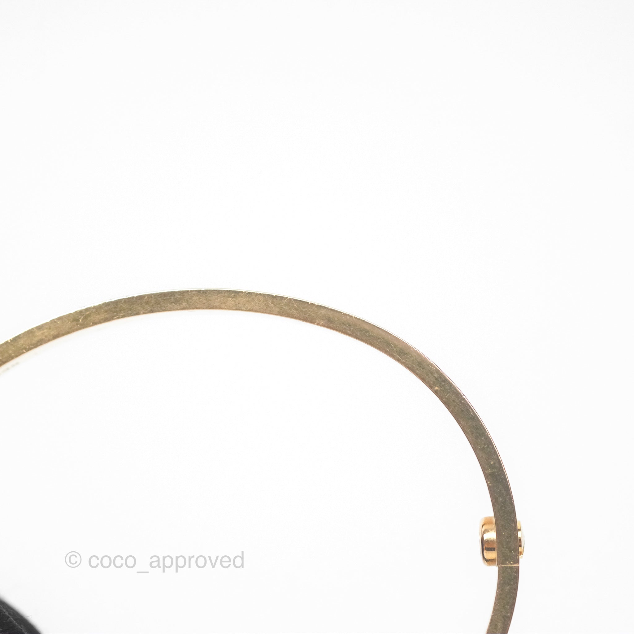 Cartier Love Bracelet 18K Rose Gold Size 16 - Luxury Jewelry Gift for Women, Anniversary & Valentine's Day Present