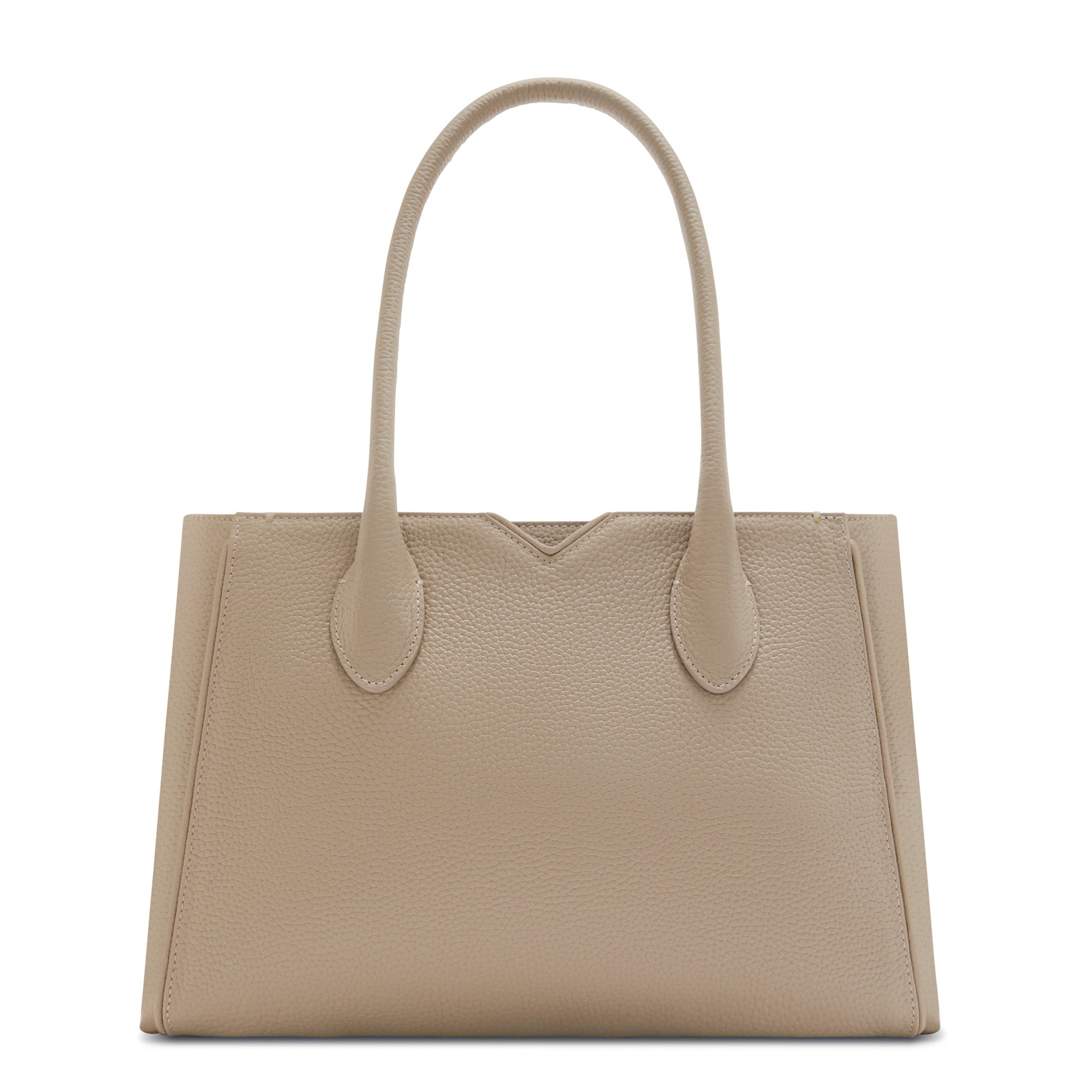 Honoré Cloe Midi Handbag - Genuine Taupe Calfskin Leather Purse for Women | Perfect for Work, Evening Events & Everyday Use