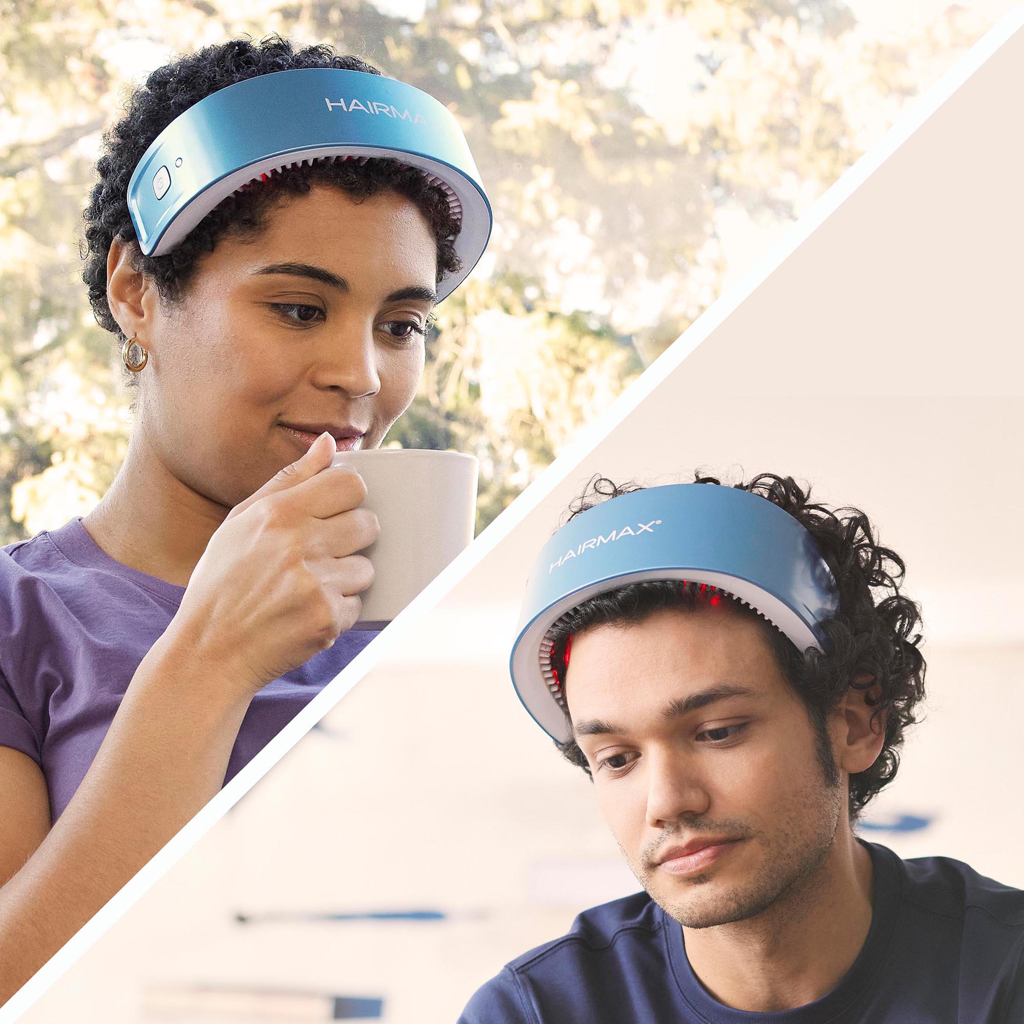 HairMax LaserBand 41 ComfortFlex Hair Growth Device for Women & Men - FDA Cleared Laser Hair Therapy Treatment for Thicker, Fuller Hair at Home - Best for Hair Loss Prevention & Regrowth