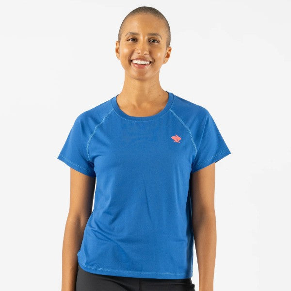 Rabbit EZ Tee SS Cropped Women's Short Sleeve T-Shirt | Soft Cotton Casual Top for Yoga, Running & Everyday Wear