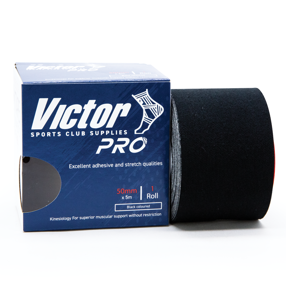 Victor Pro K Tape 50mm x 5m - Premium Kinesiology Tape for Sports Recovery & Pain Relief - Ideal for Athletes, Fitness, and Physical Therapy