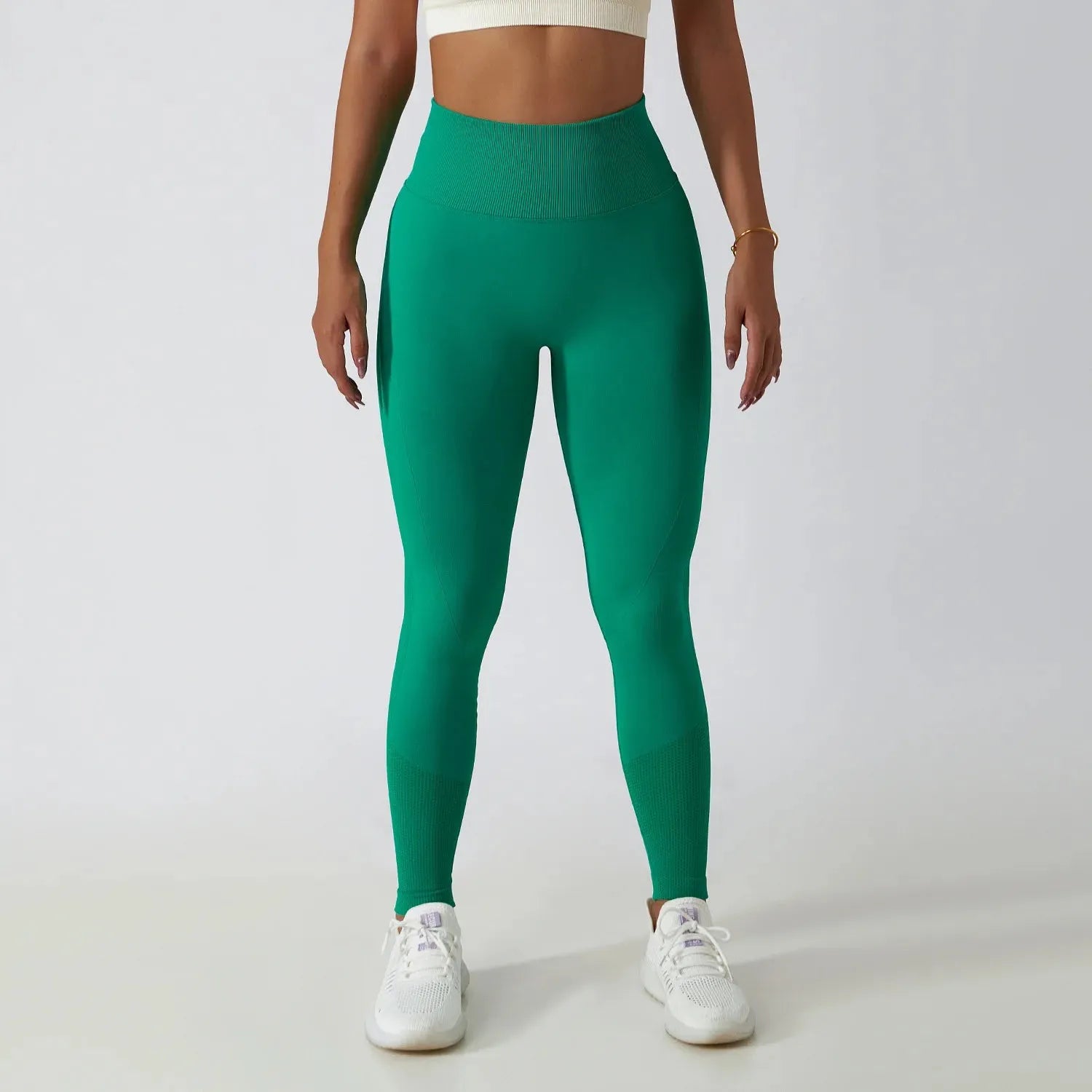 High Waist Seamless Yoga Pants for Women - Tummy Control Workout Leggings with Push Up Design, Stretchy & Breathable for Running, Gym, Fitness & Daily Wear