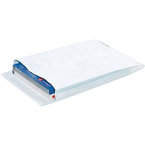 Box King TYE09122WE Expandable Tyvek Envelopes 12x9 Inches - Durable Waterproof Mailing Envelopes for Documents, Photos & Shipping - Perfect for Office, Home & Business Mailings