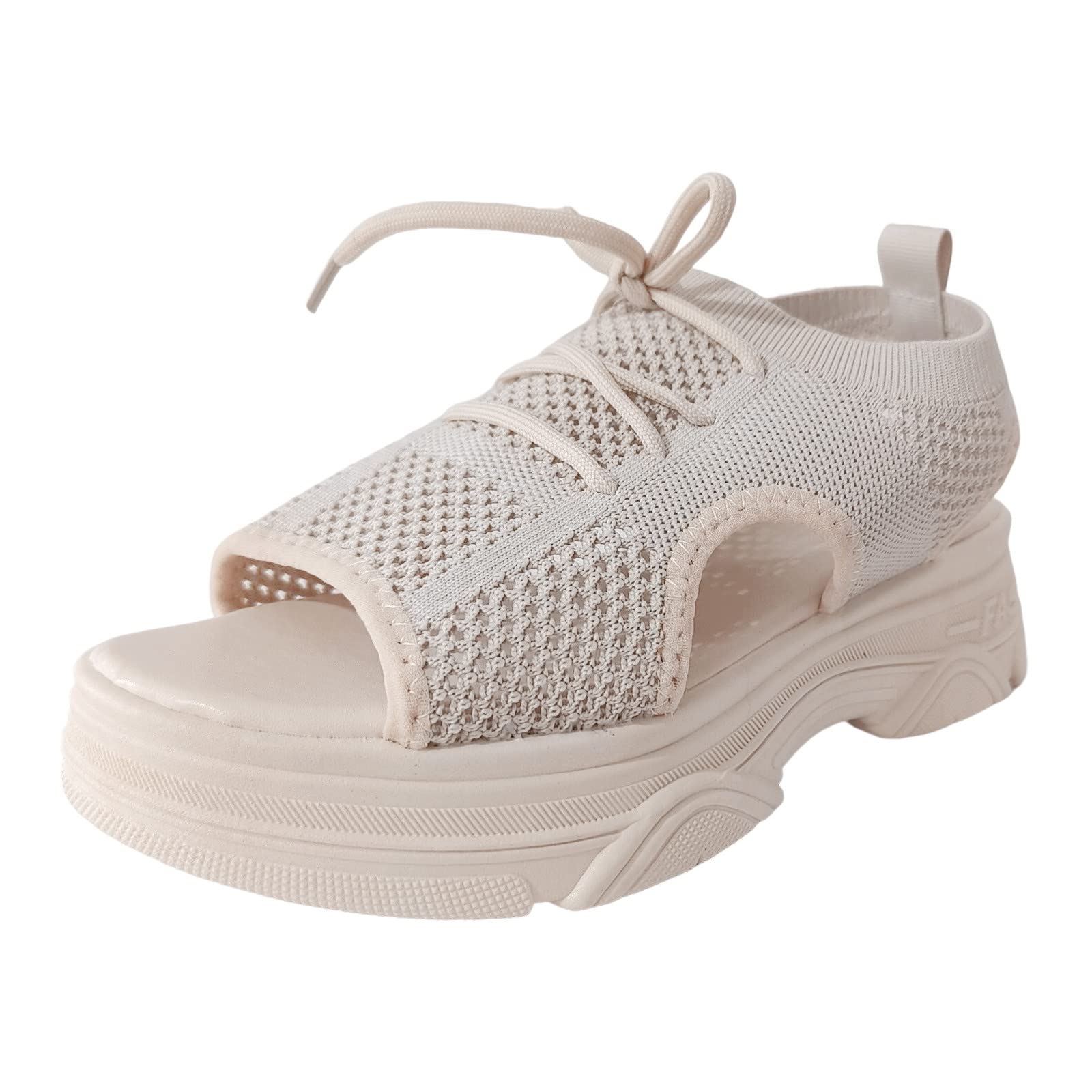 Women's Orthopedic Wedge Sandals with Ankle Strap - Open Toe Platform Sandals for Summer, Casual & Beach Wear - Comfortable Slip-On Strappy Sandals for Walking, Travel, and Outdoor Activities