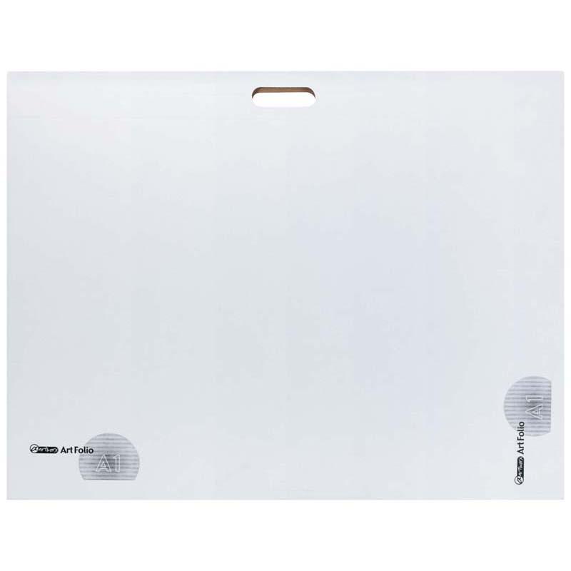 Artworx A1 Art Cardboard Folio Carry Case - Professional Portfolio Protector for Artists, Students & Designers - Perfect for Artwork Storage, School Projects & Travel