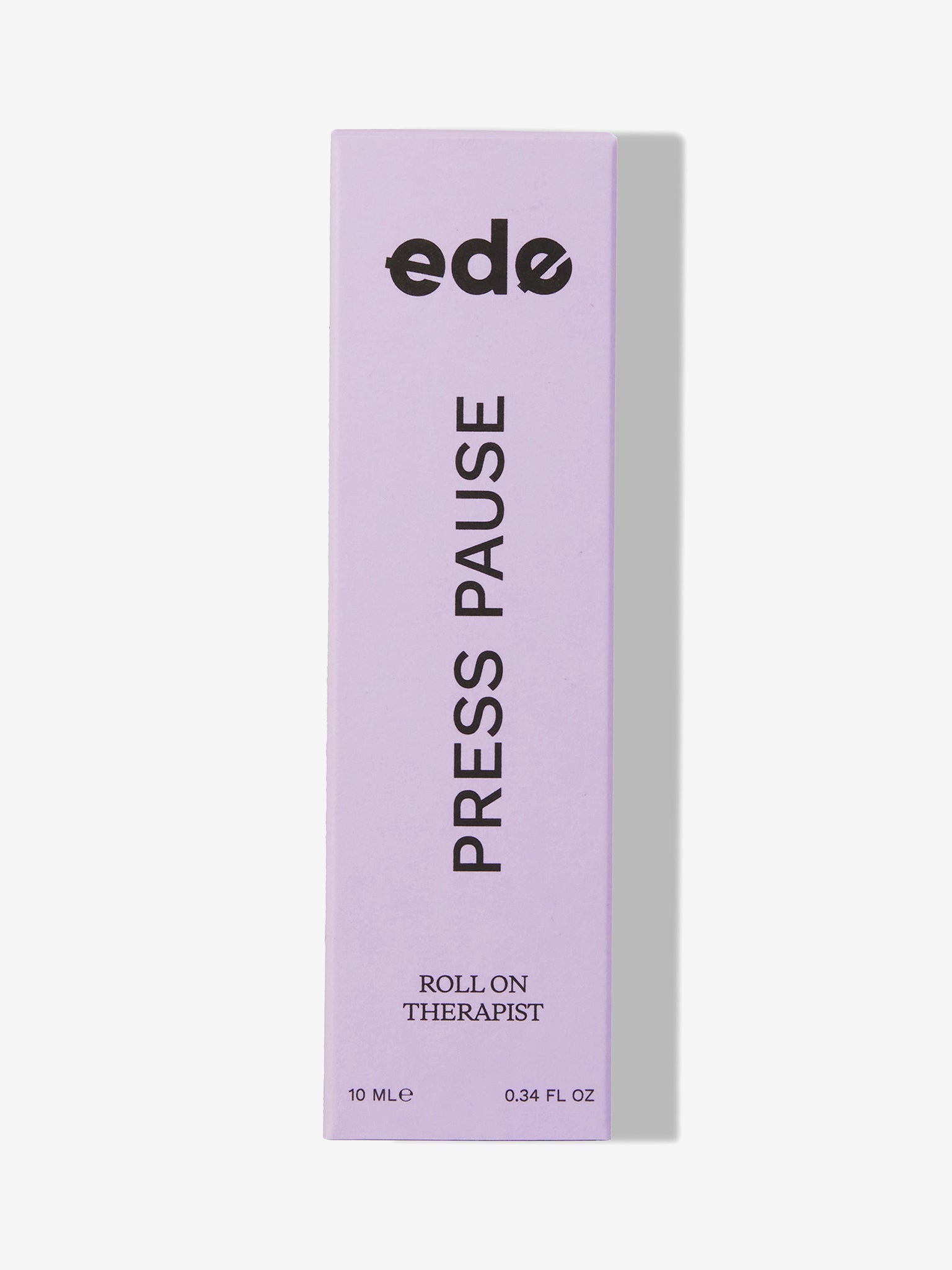 Ede Roll On Therapist - Press Pause Essential Oil Massage Roller for Stress Relief & Muscle Relaxation - Perfect for Home Spa, Yoga, and Self-Care Routines