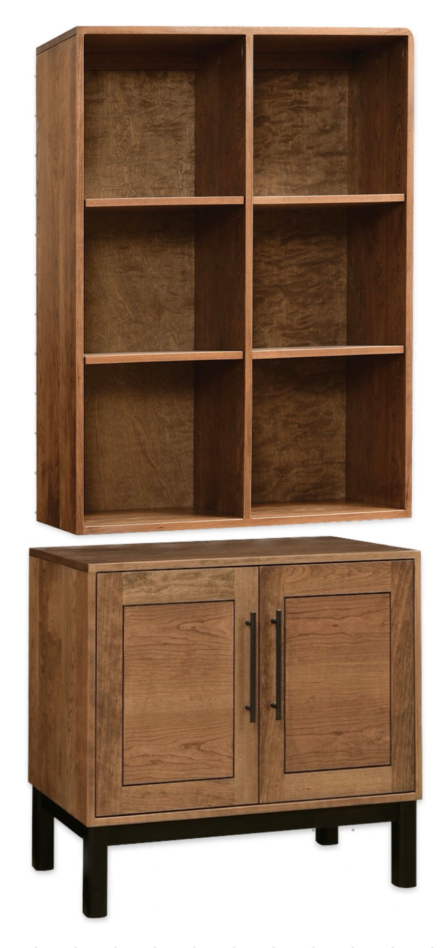 Customizable Wooden Bookcase - Adjustable Shelves for Home & Office Storage - Perfect for Living Room, Bedroom, or Study Organization