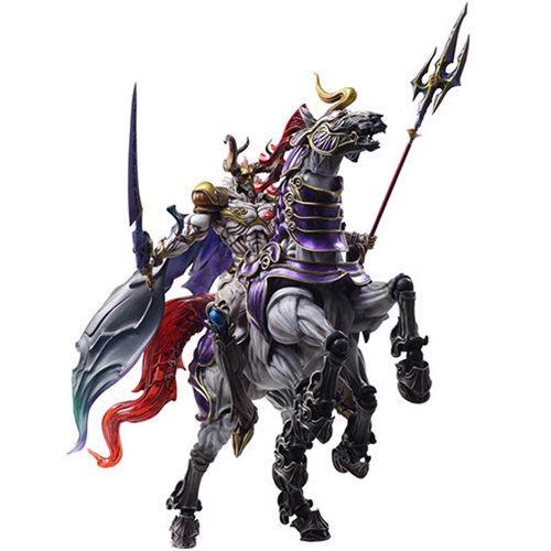 Bring Arts Final Fantasy Creatures Odin & Sleipnir Action Figure by Square Enix - Collectible Game Character Statue for FF Fans, Display & Gaming Room Decor